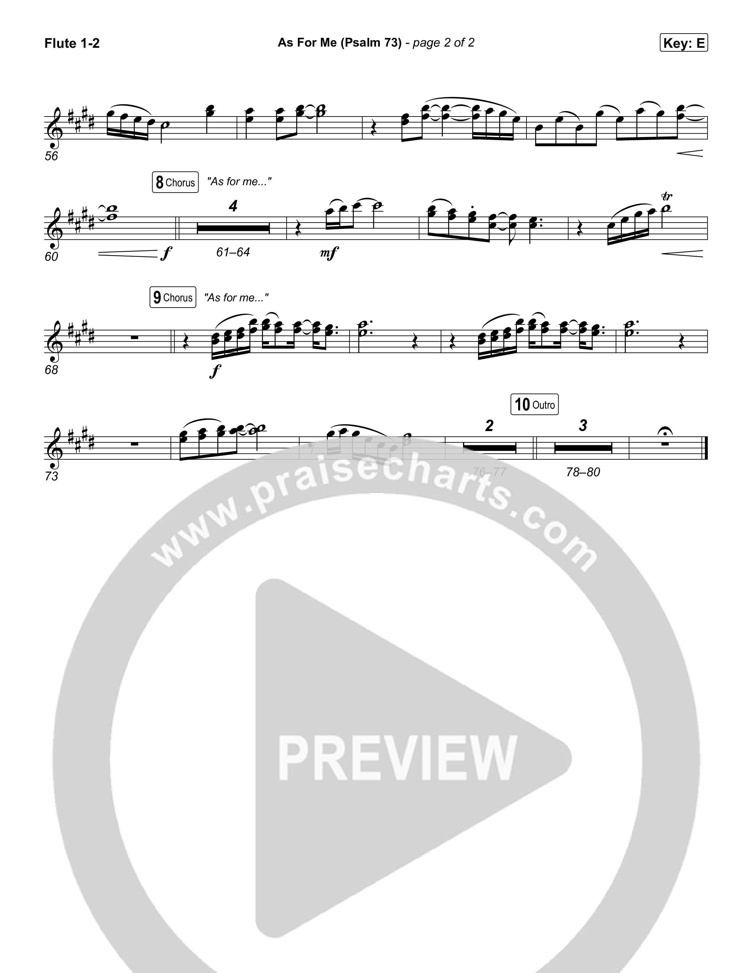 As For Me (Psalm 73) Flute 1,2 (The Worship Initiative)