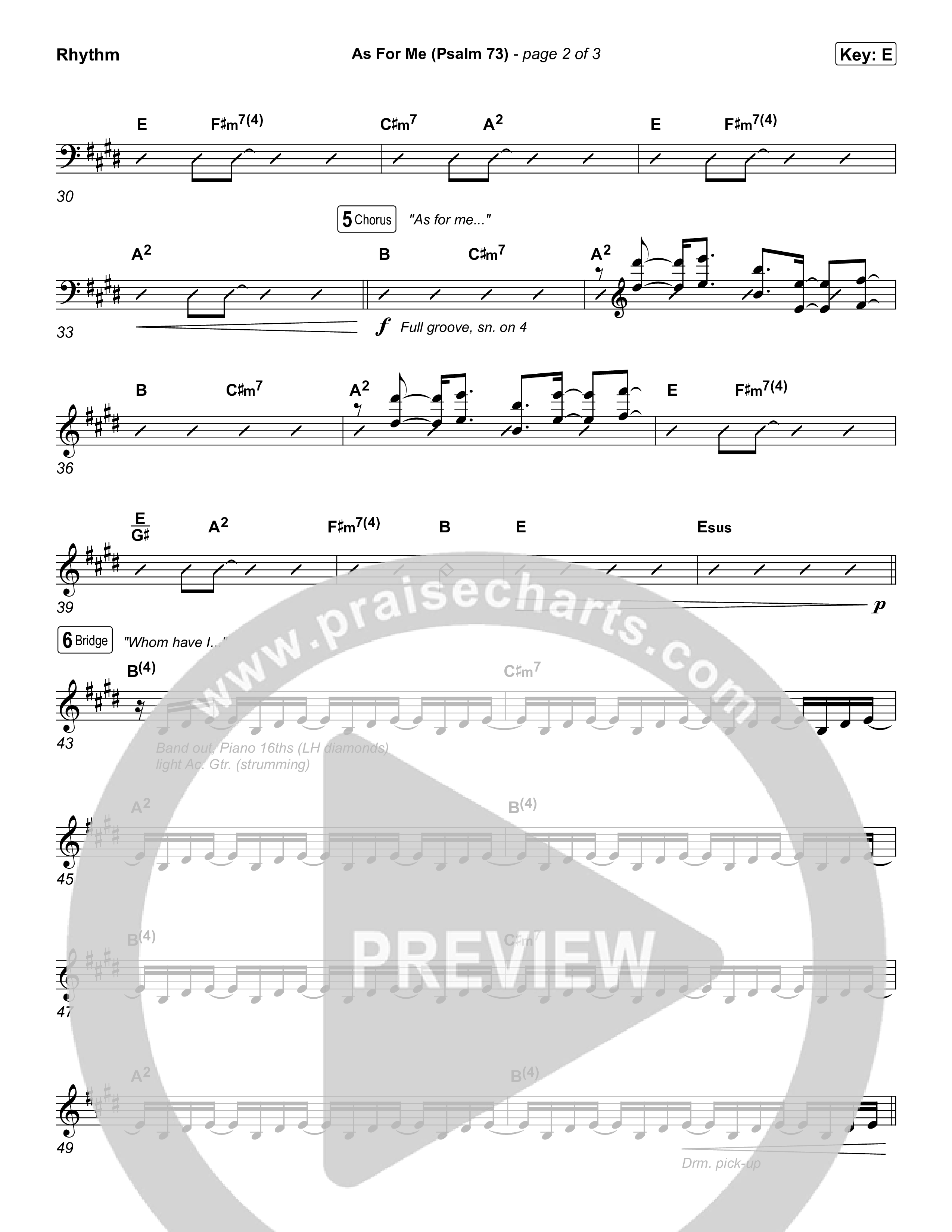 As For Me (Psalm 73) Rhythm Pack (The Worship Initiative)