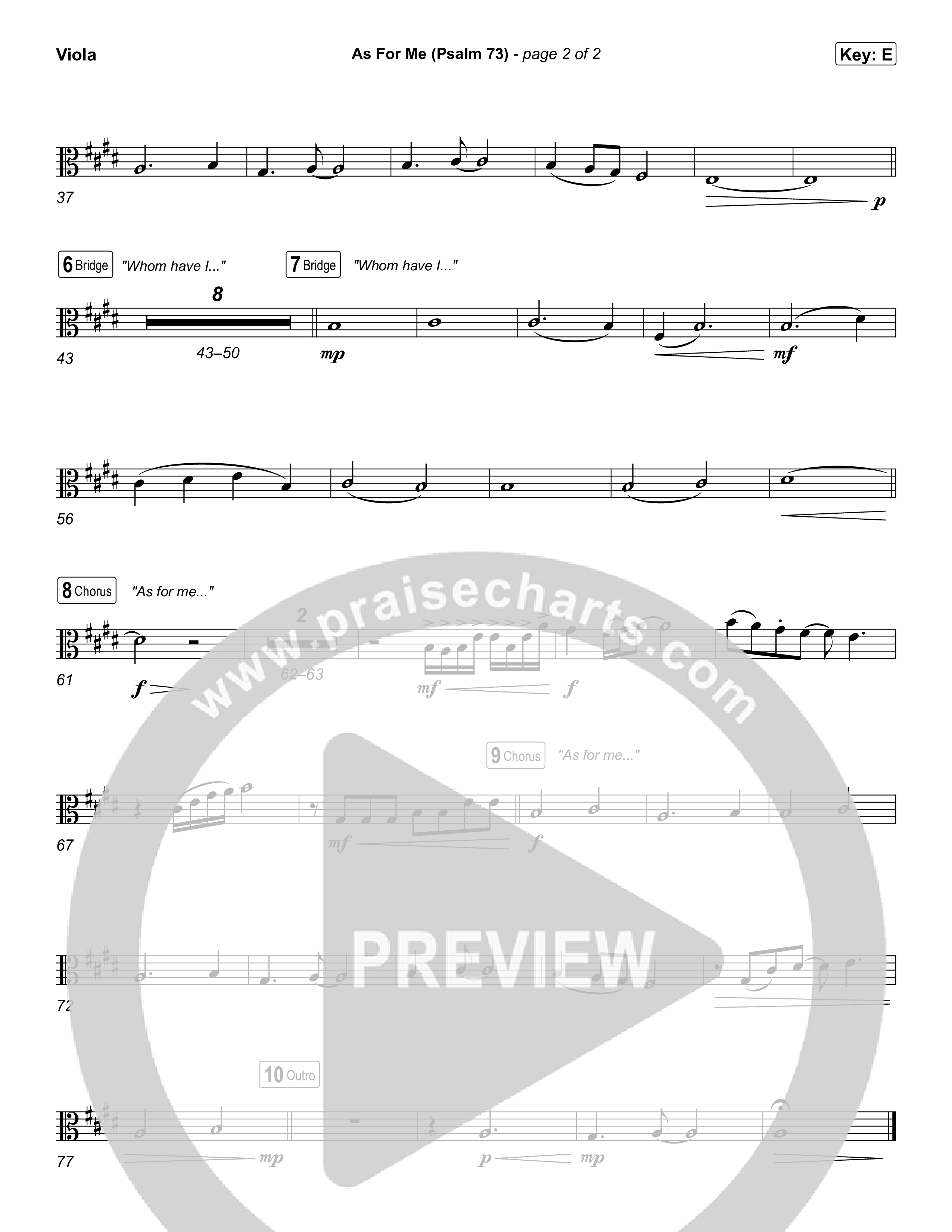 As For Me (Psalm 73) Viola (The Worship Initiative)