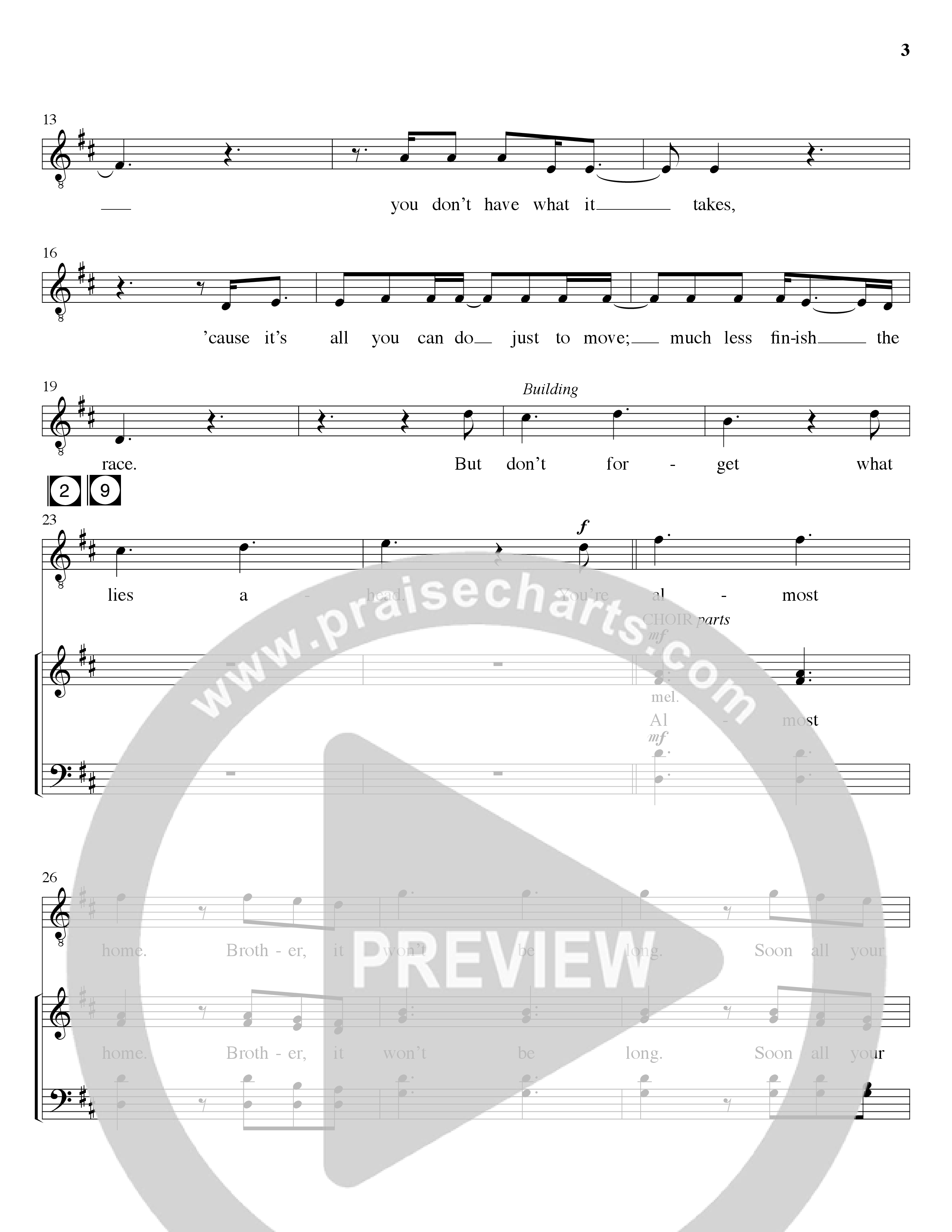 Almost Home (Choral Anthem SATB) Choir Sheet (SATB) (Lillenas Choral / Arr. Mike Speck / Orch. Cliff Duren)