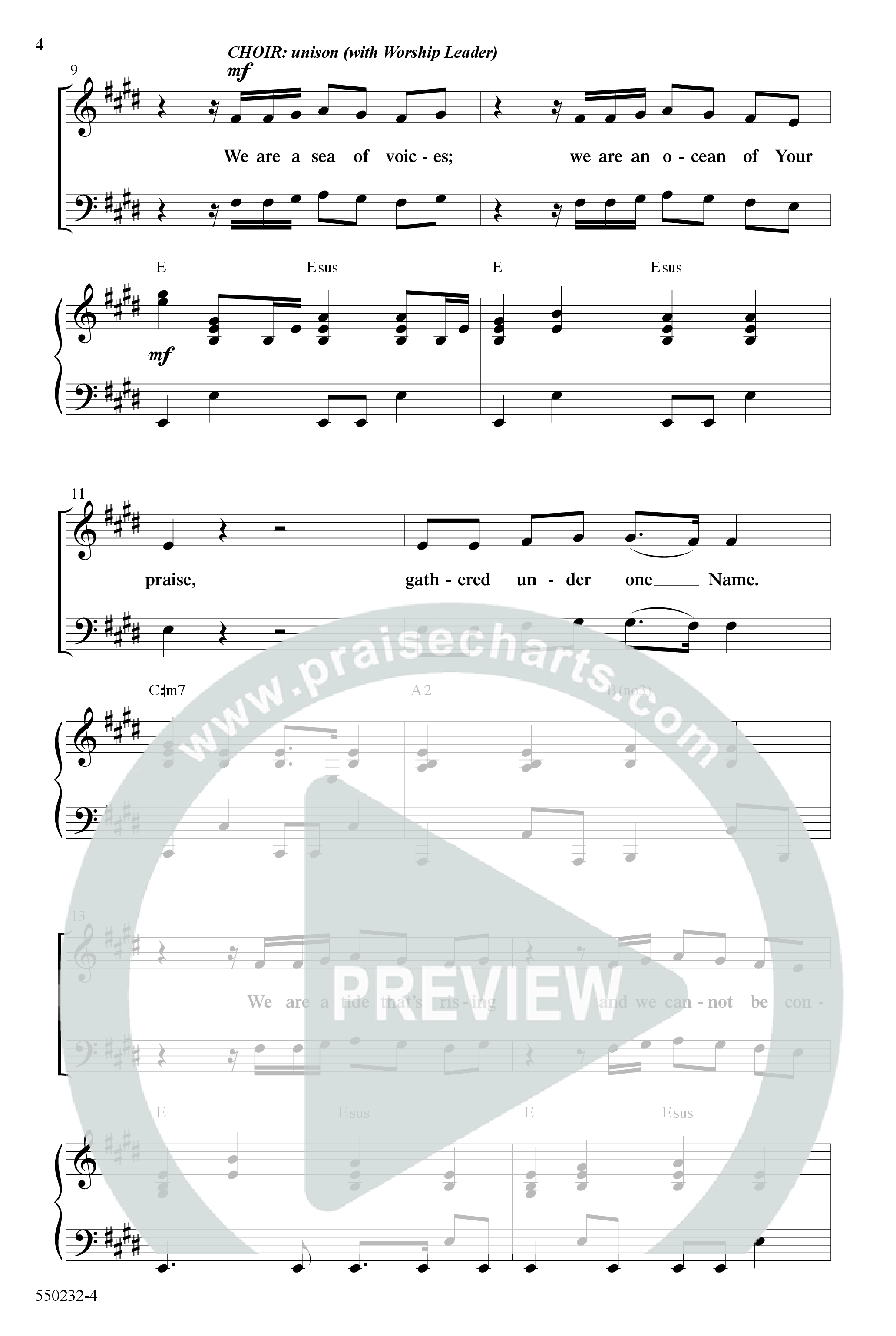 1000 Tongues (Choral Anthem SATB) Anthem (SATB/Piano) (Word Music Choral / Arr. Cliff Duren)