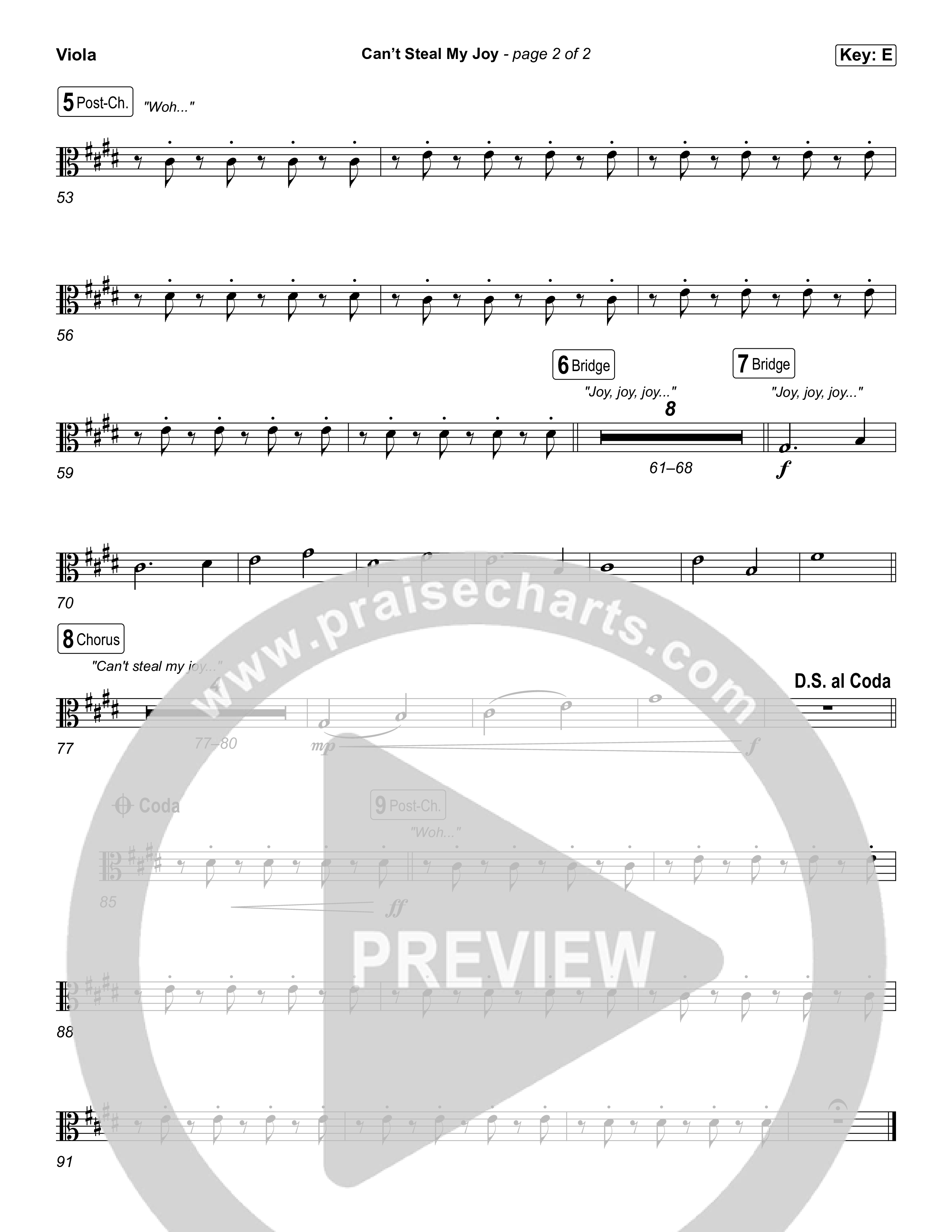 Can't Steal My Joy Viola (Josiah Queen)