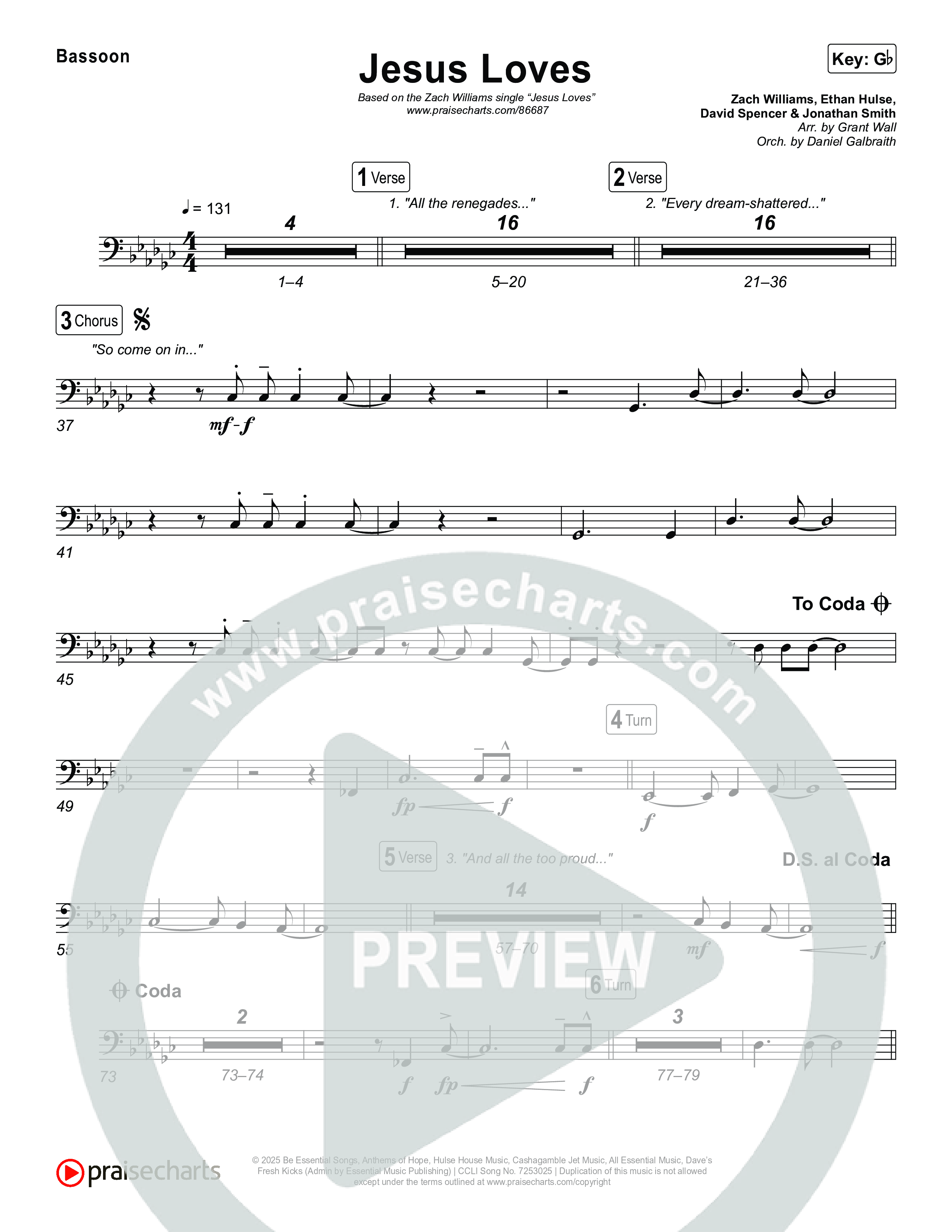 Jesus Loves Bassoon (Zach Williams)