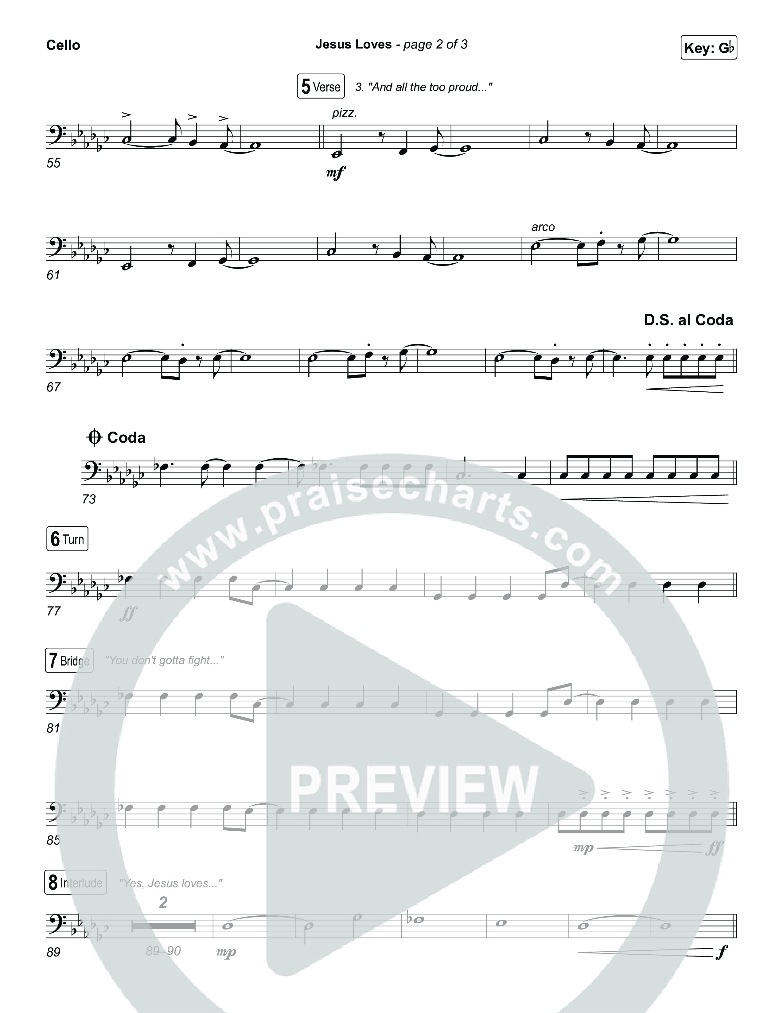 Jesus Loves Cello (Zach Williams)