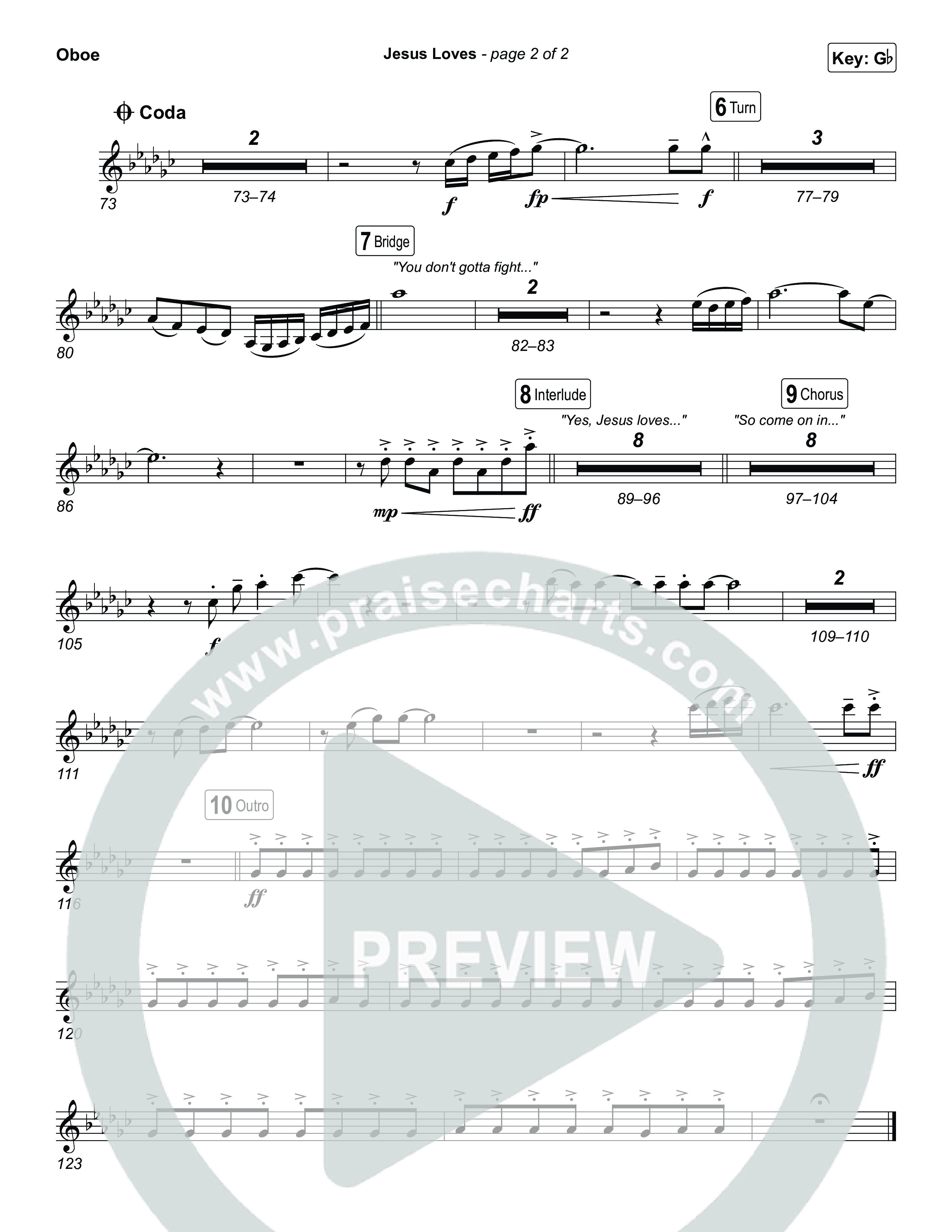 Jesus Loves Oboe (Zach Williams)