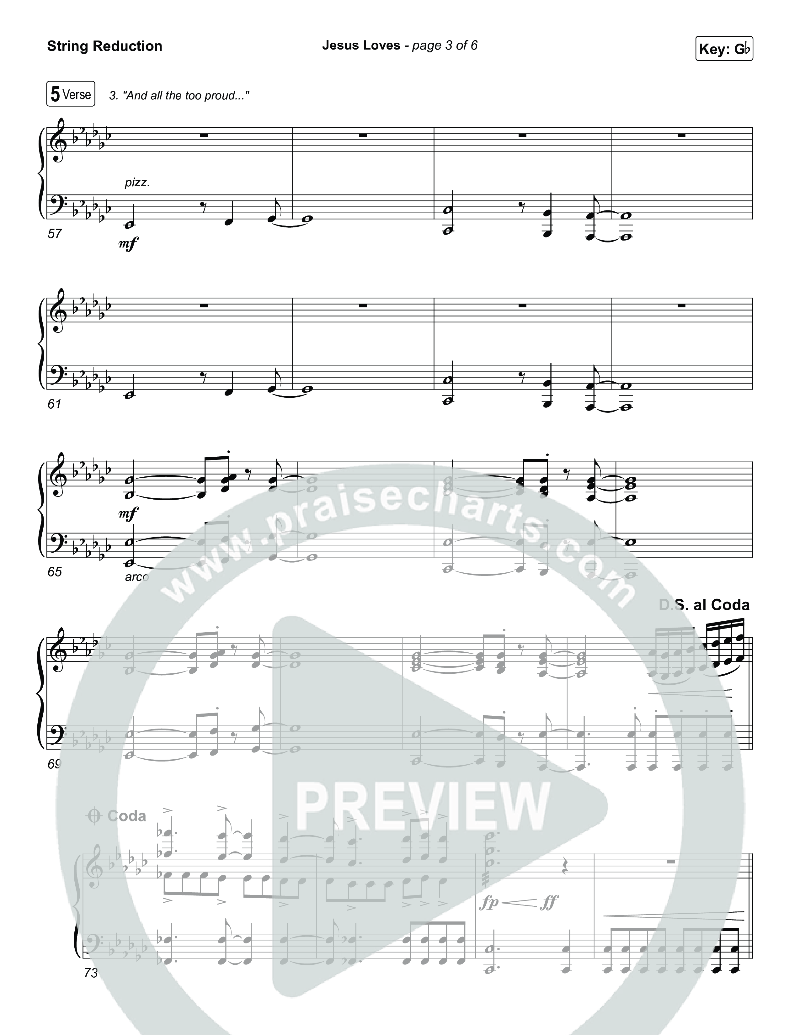 Jesus Loves String Reduction (Zach Williams)