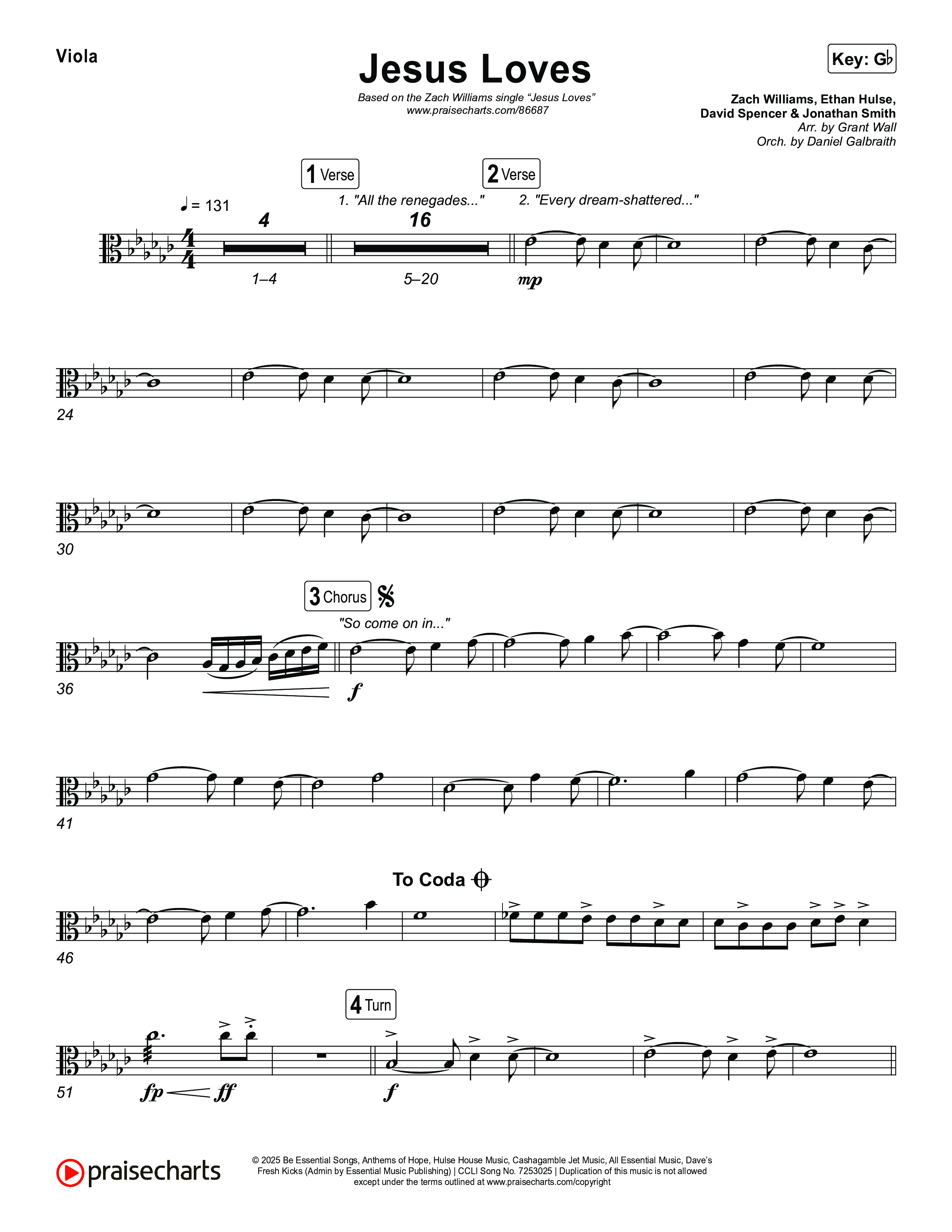 Jesus Loves Viola (Zach Williams)