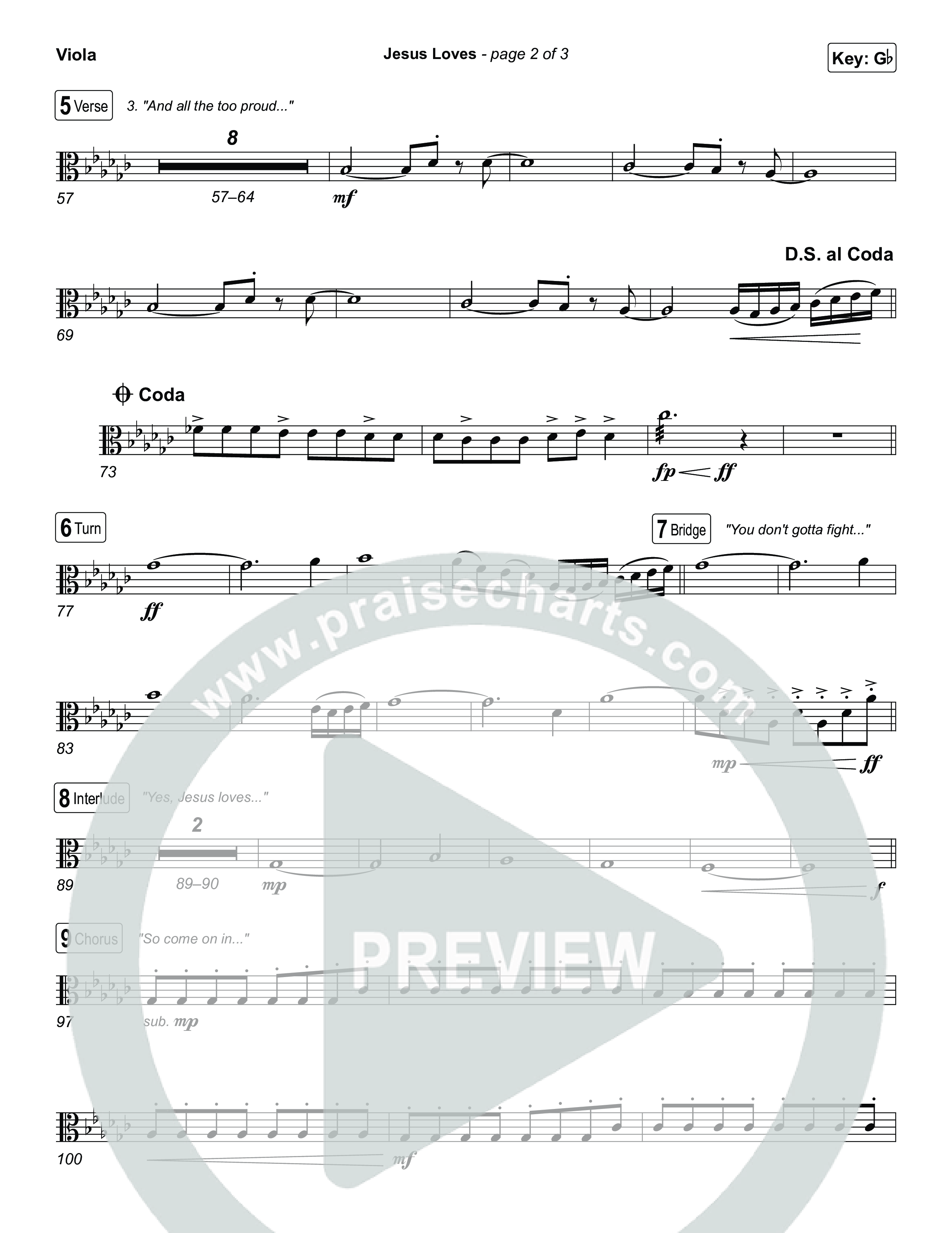 Jesus Loves Viola (Zach Williams)