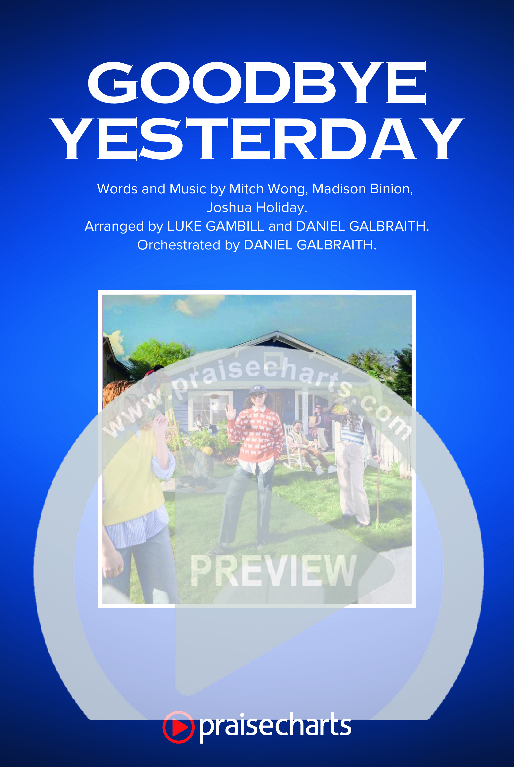 Goodbye Yesterday (Sing It Now) Octavo Cover Sheet (ELEVATION RHYTHM / Arr. Luke Gambill)