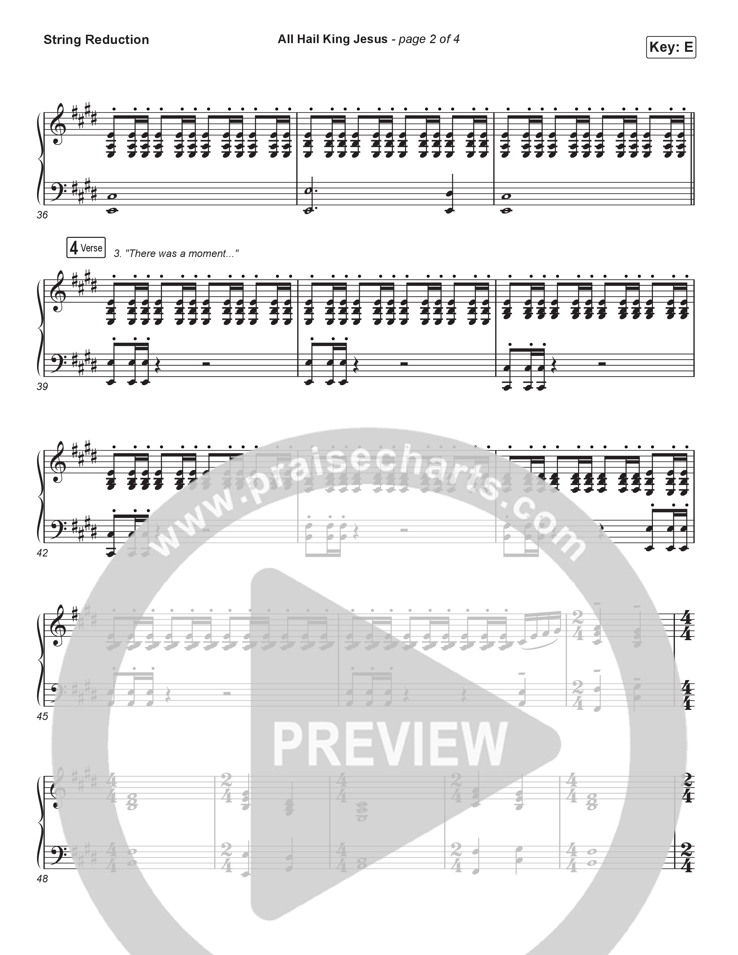 All Hail King Jesus (Sing It Now) String Reduction (Bethel Music / Bethany Wohrle / Arr. Luke Gambill)