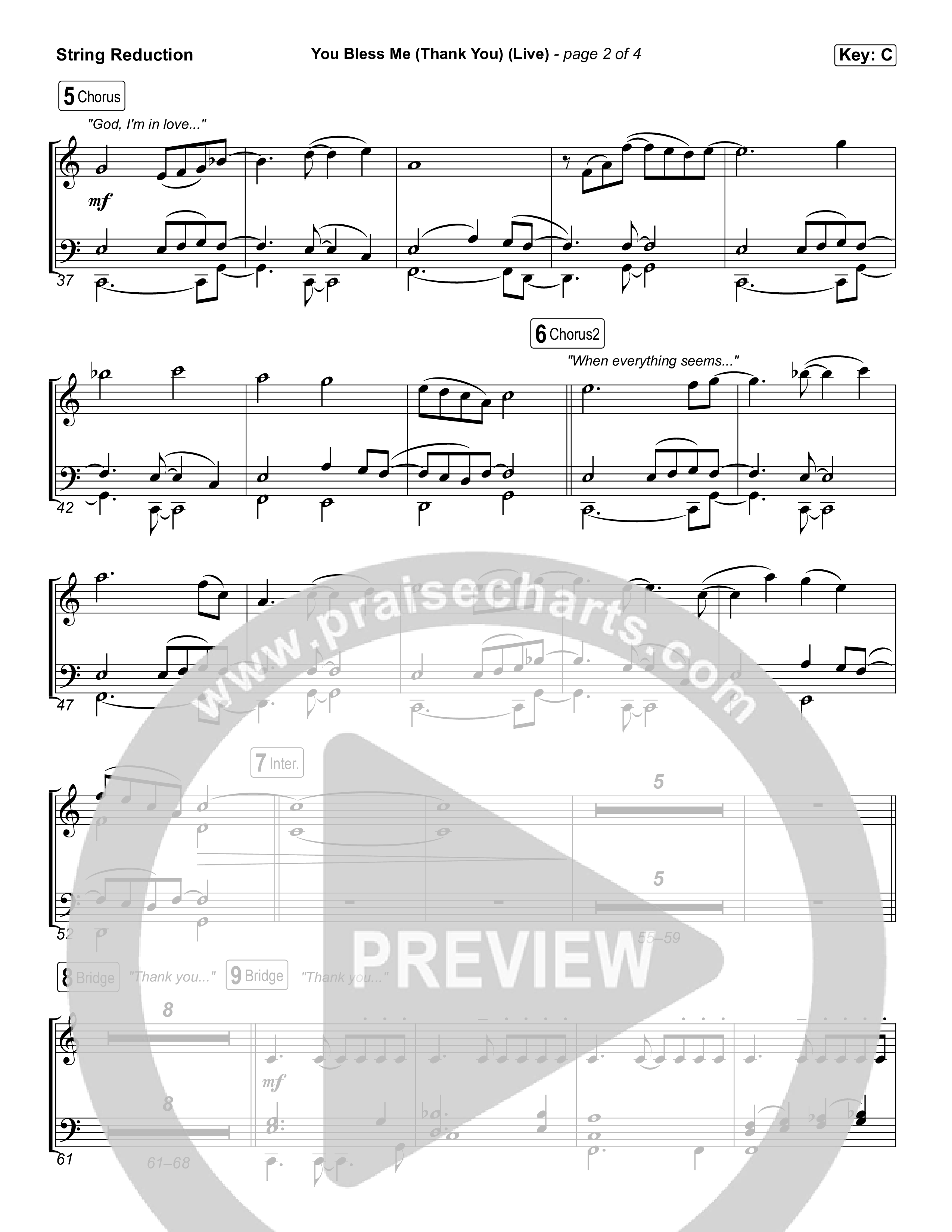 You Bless Me (Thank You) (Live) String Reduction (We The Kingdom / Dwan Hill / The Choir Room)