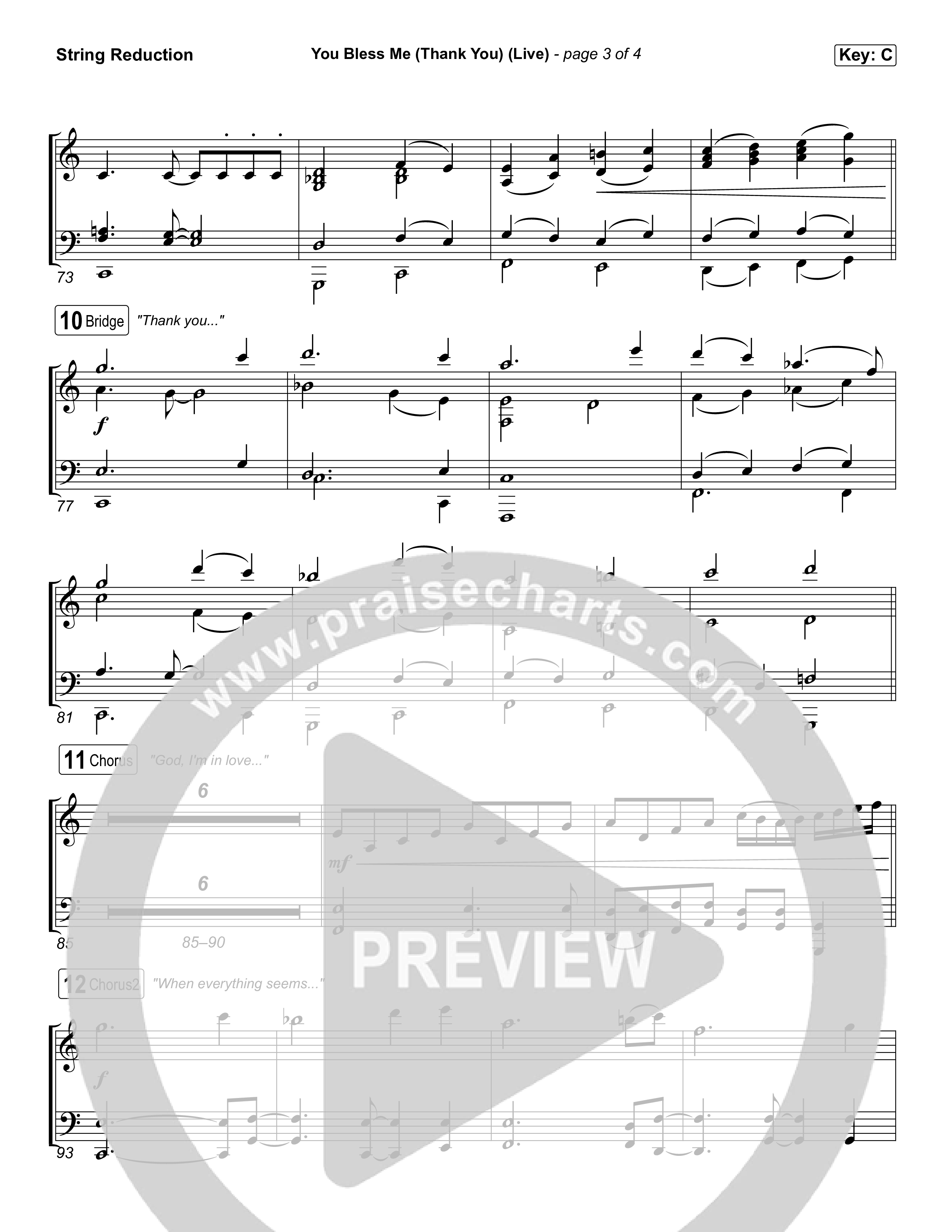 You Bless Me (Thank You) (Live) String Reduction (We The Kingdom / Dwan Hill / The Choir Room)