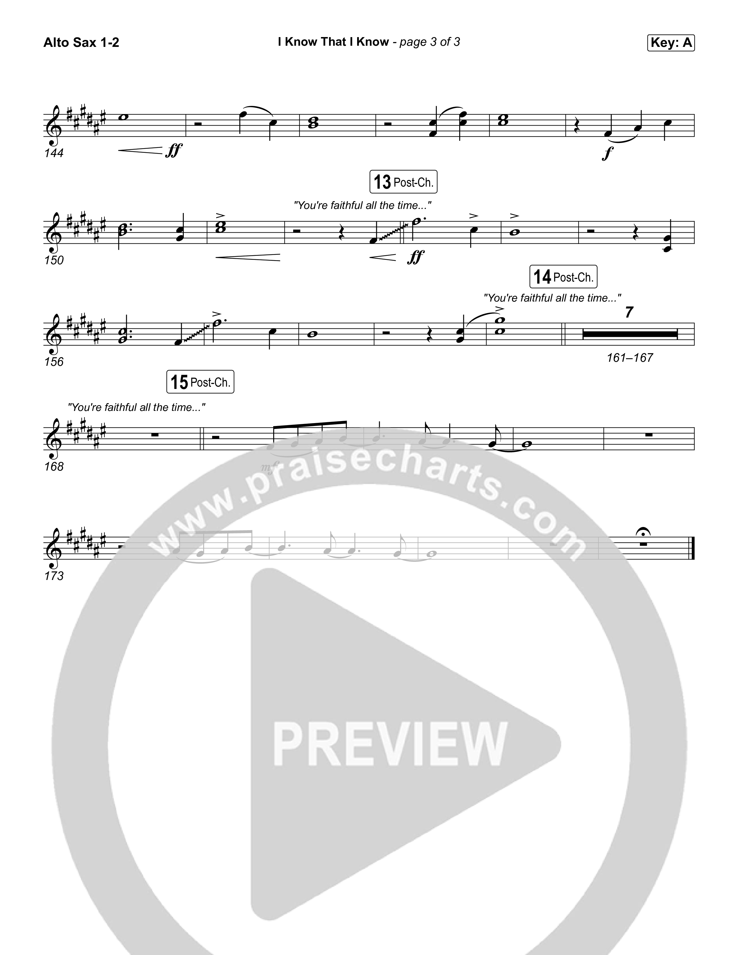 I Know That I Know Sax Pack (The Belonging Co / David Dennis)