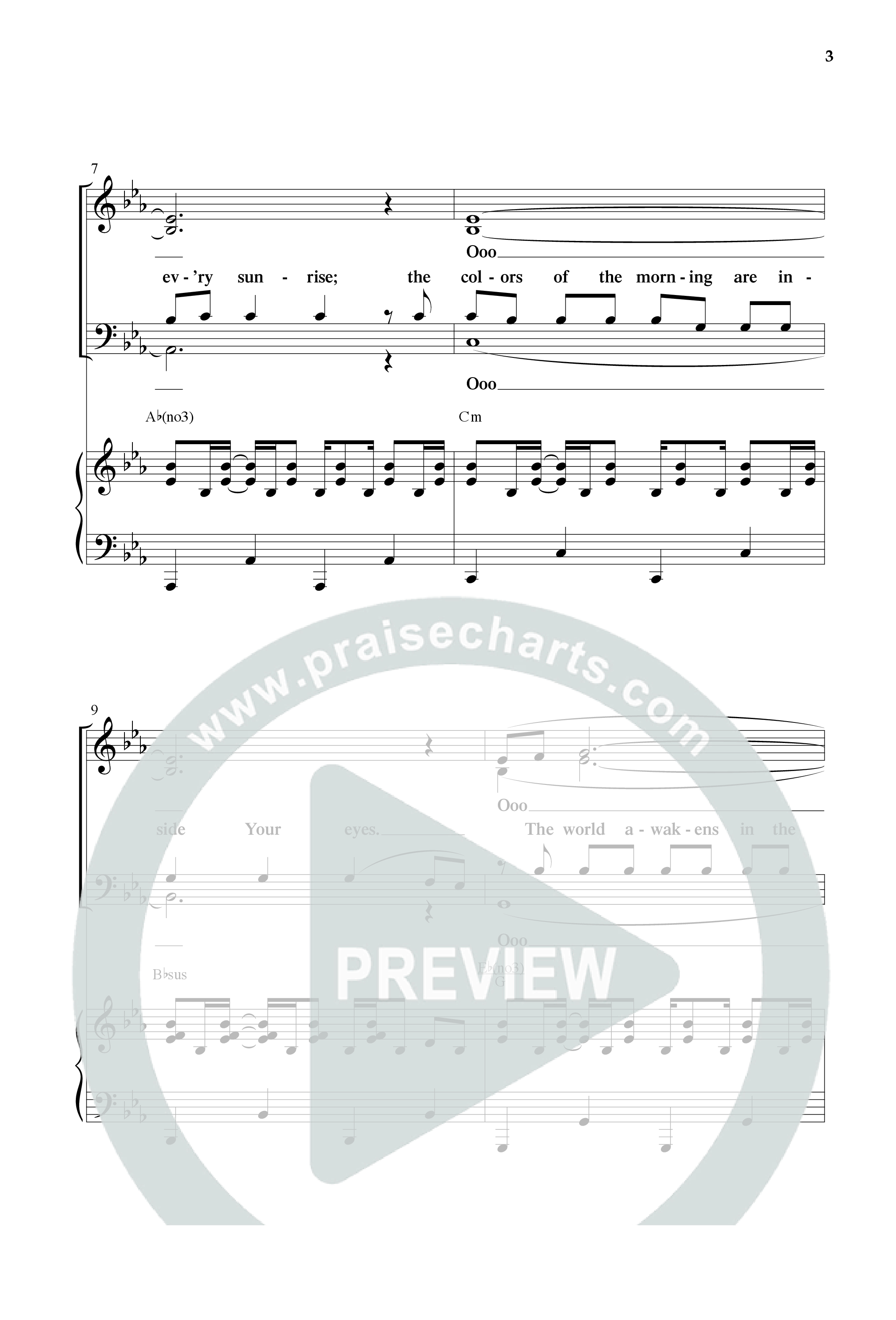 You're Beautiful (Choral Anthem SATB) Anthem (SATB/Piano) (Word Music Choral / Arr. Joshua Spacht)