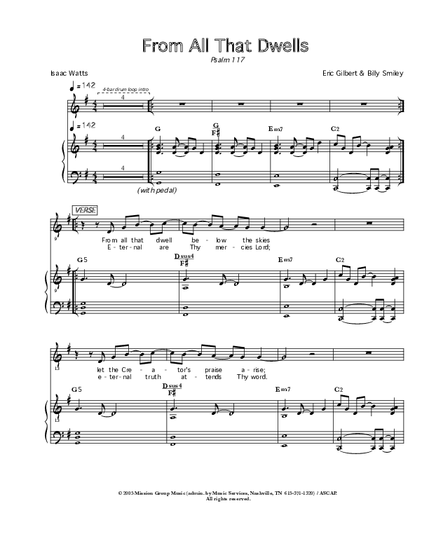 From All That Dwells Lead & Piano (Symphony In Red)