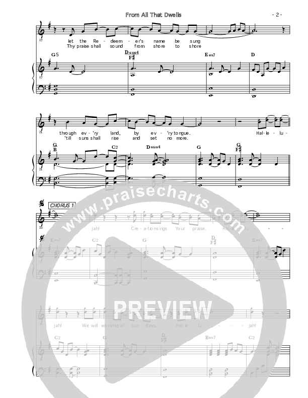 From All That Dwells Lead & Piano (Symphony In Red)