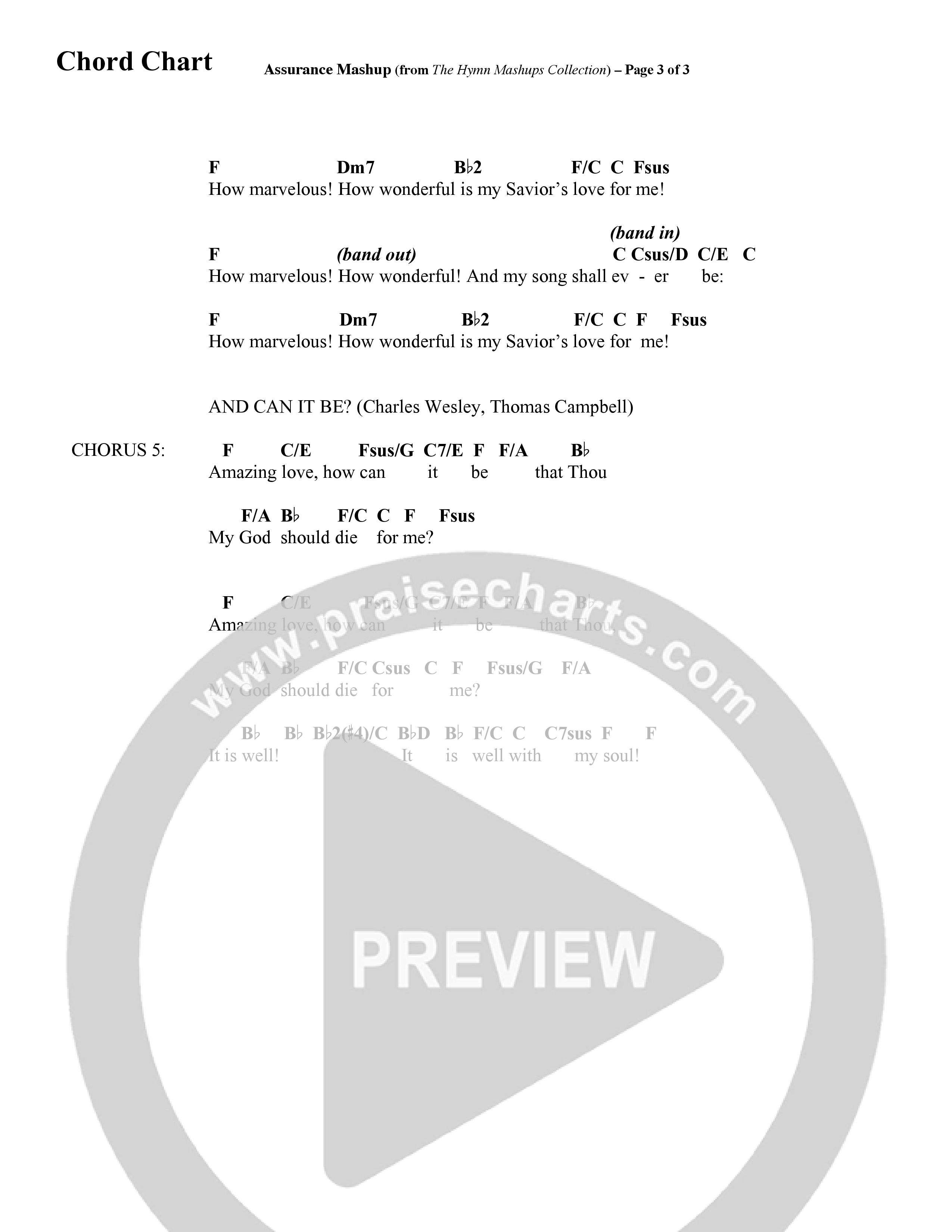 The Hymn Mashups Collection (9 Song Choral Collection) Song 2 (Lead & Chords) (Word Music Choral / Arr. Cliff Duren)