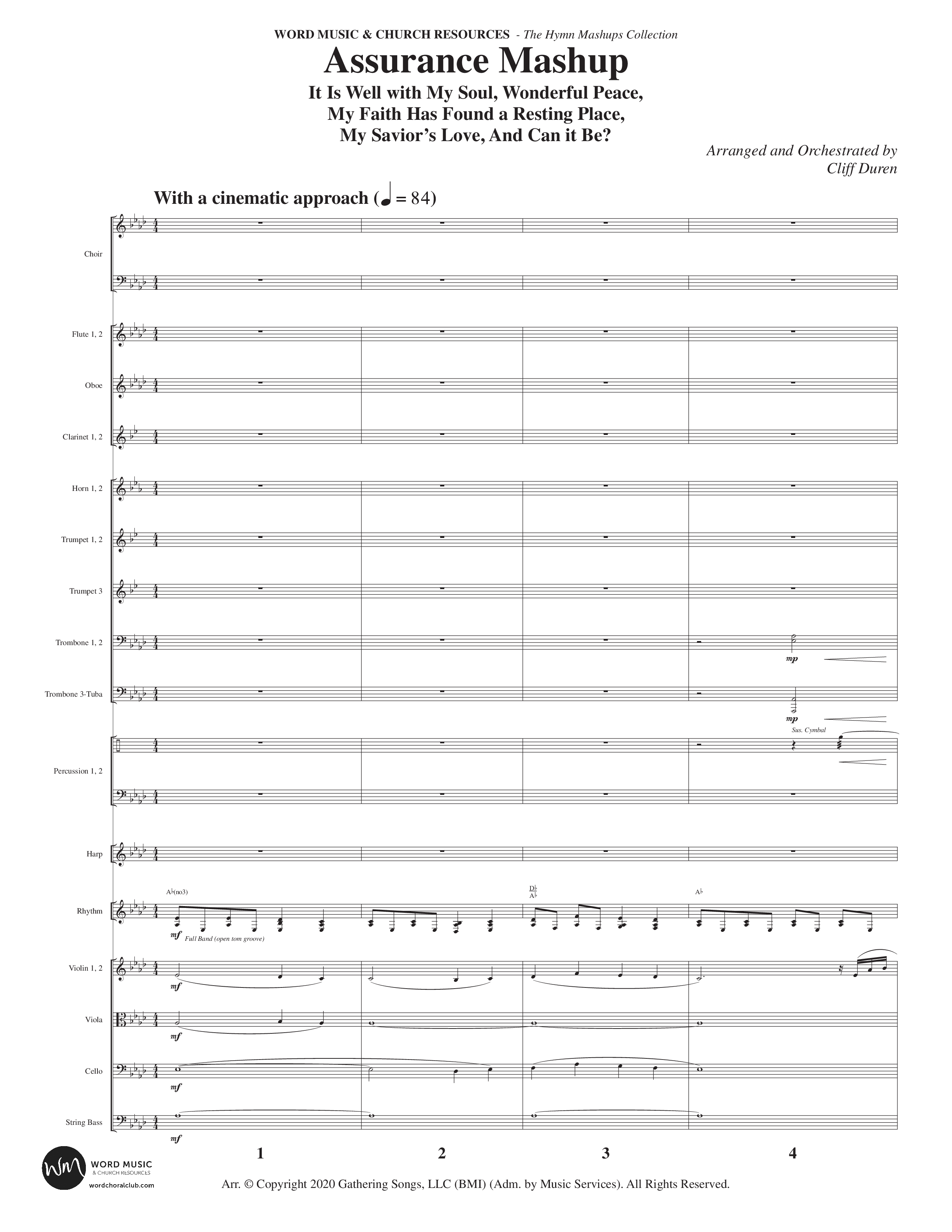 The Hymn Mashups Collection (9 Song Choral Collection) Song 2 (Orchestration) (Word Music Choral / Arr. Cliff Duren)