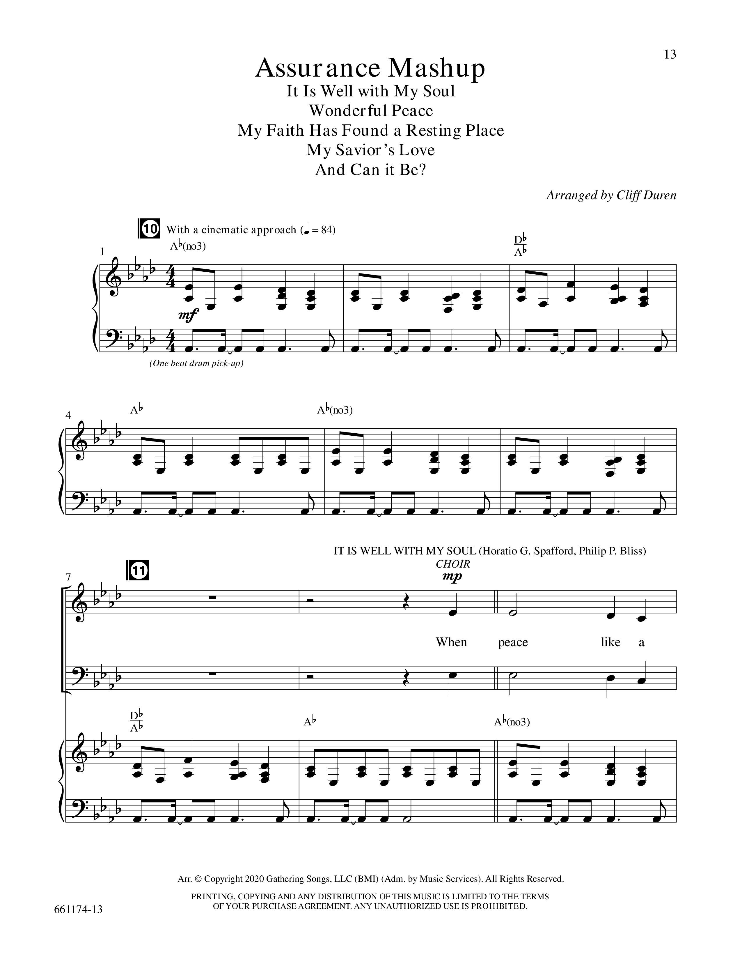 The Hymn Mashups Collection (9 Song Choral Collection) Song 2 (Piano SATB) (Word Music Choral / Arr. Cliff Duren)