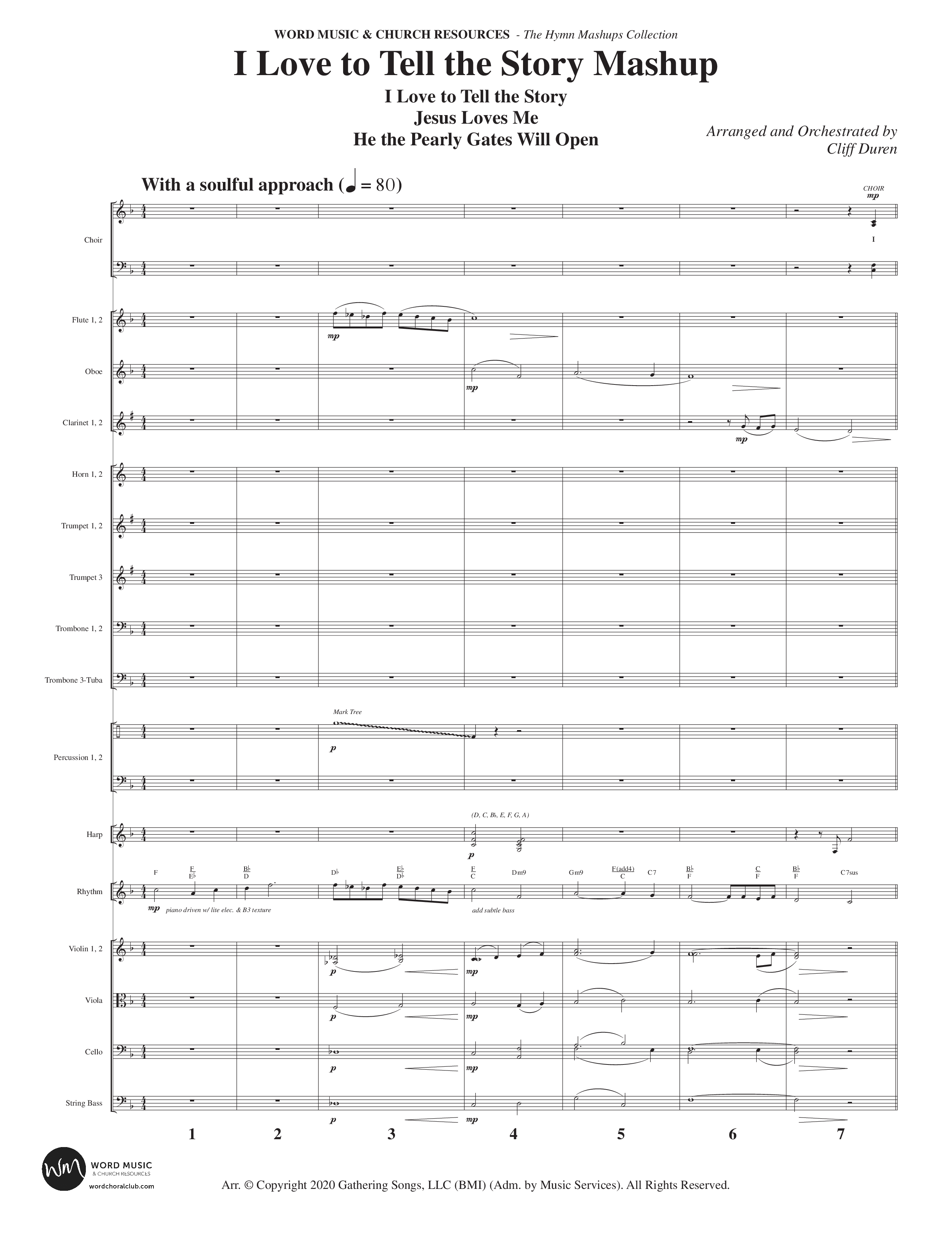 The Hymn Mashups Collection (9 Song Choral Collection) Song 3 (Orchestration) (Word Music Choral / Arr. Cliff Duren)