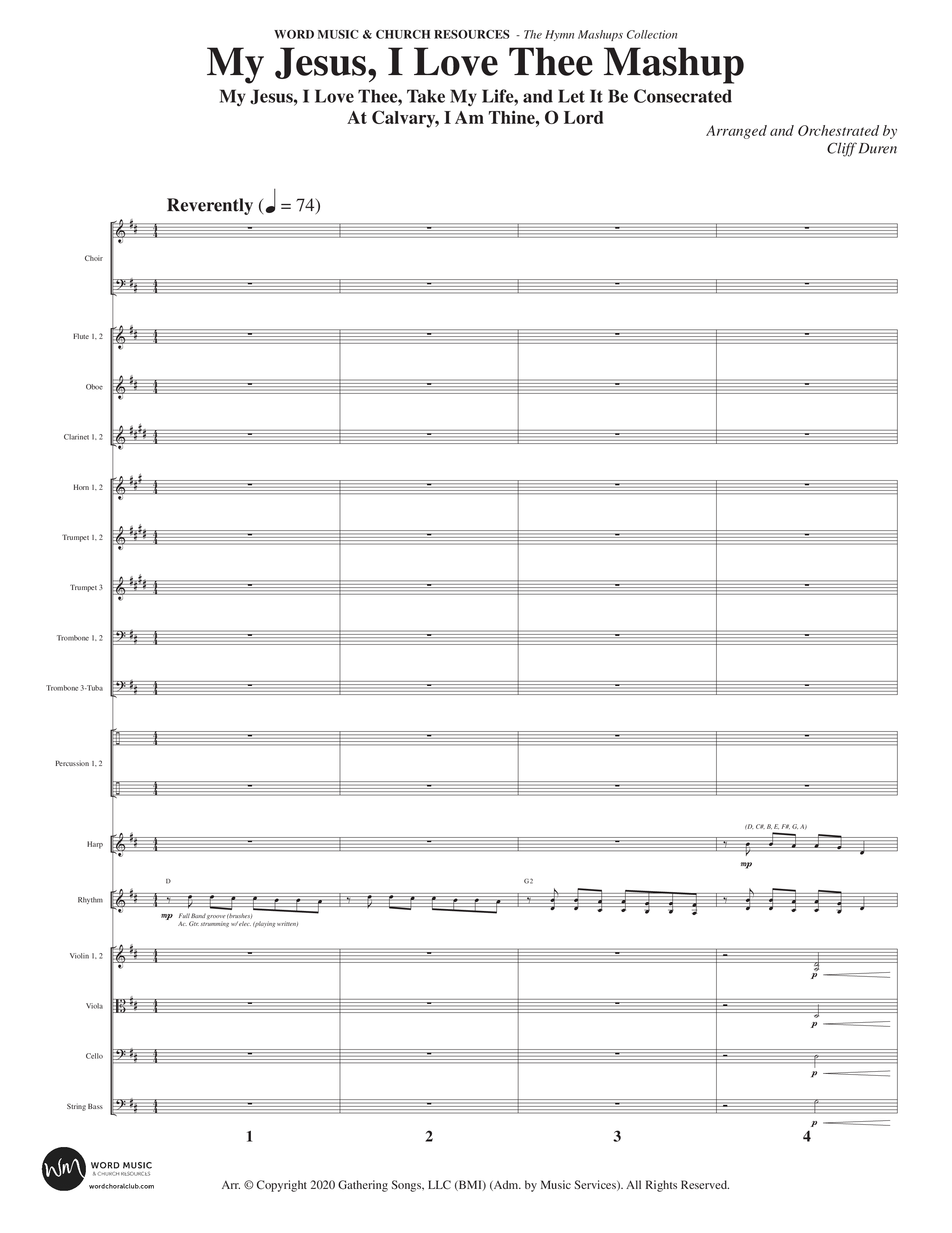 The Hymn Mashups Collection (9 Song Choral Collection) Song 4 (Orchestration) (Word Music Choral / Arr. Cliff Duren)