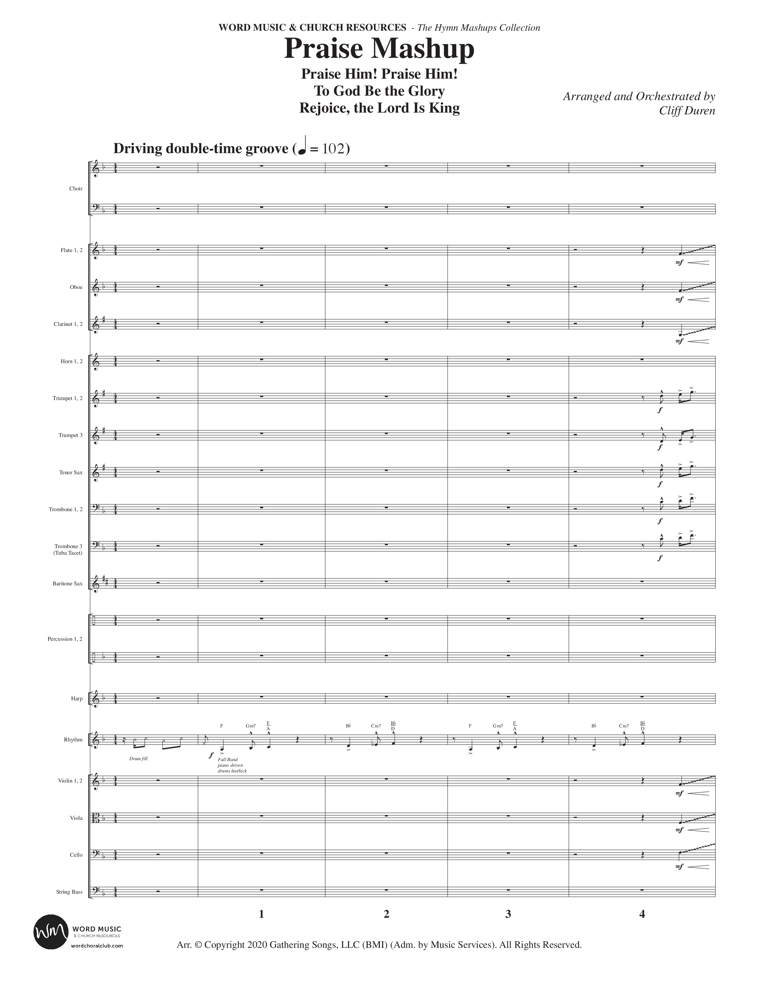 The Hymn Mashups Collection (9 Song Choral Collection) Song 5 (Orchestration) (Word Music Choral / Arr. Cliff Duren)