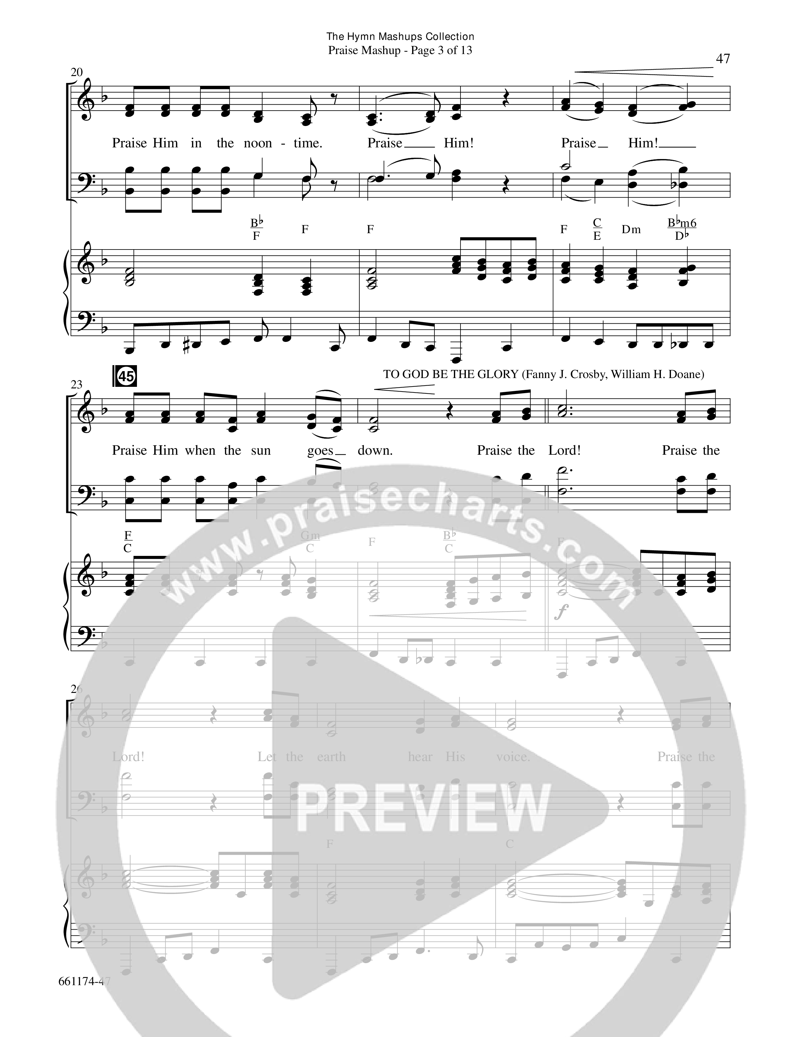 The Hymn Mashups Collection (9 Song Choral Collection) Song 5 (Piano SATB) (Word Music Choral / Arr. Cliff Duren)