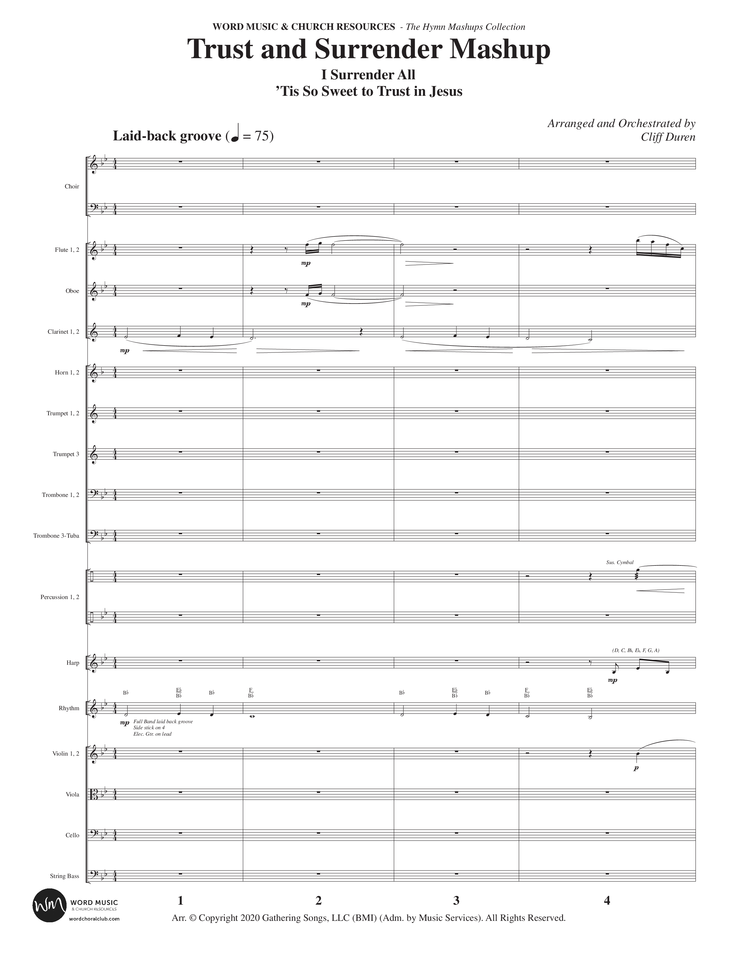 The Hymn Mashups Collection (9 Song Choral Collection) Song 9 (Orchestration) (Word Music Choral / Arr. Cliff Duren)