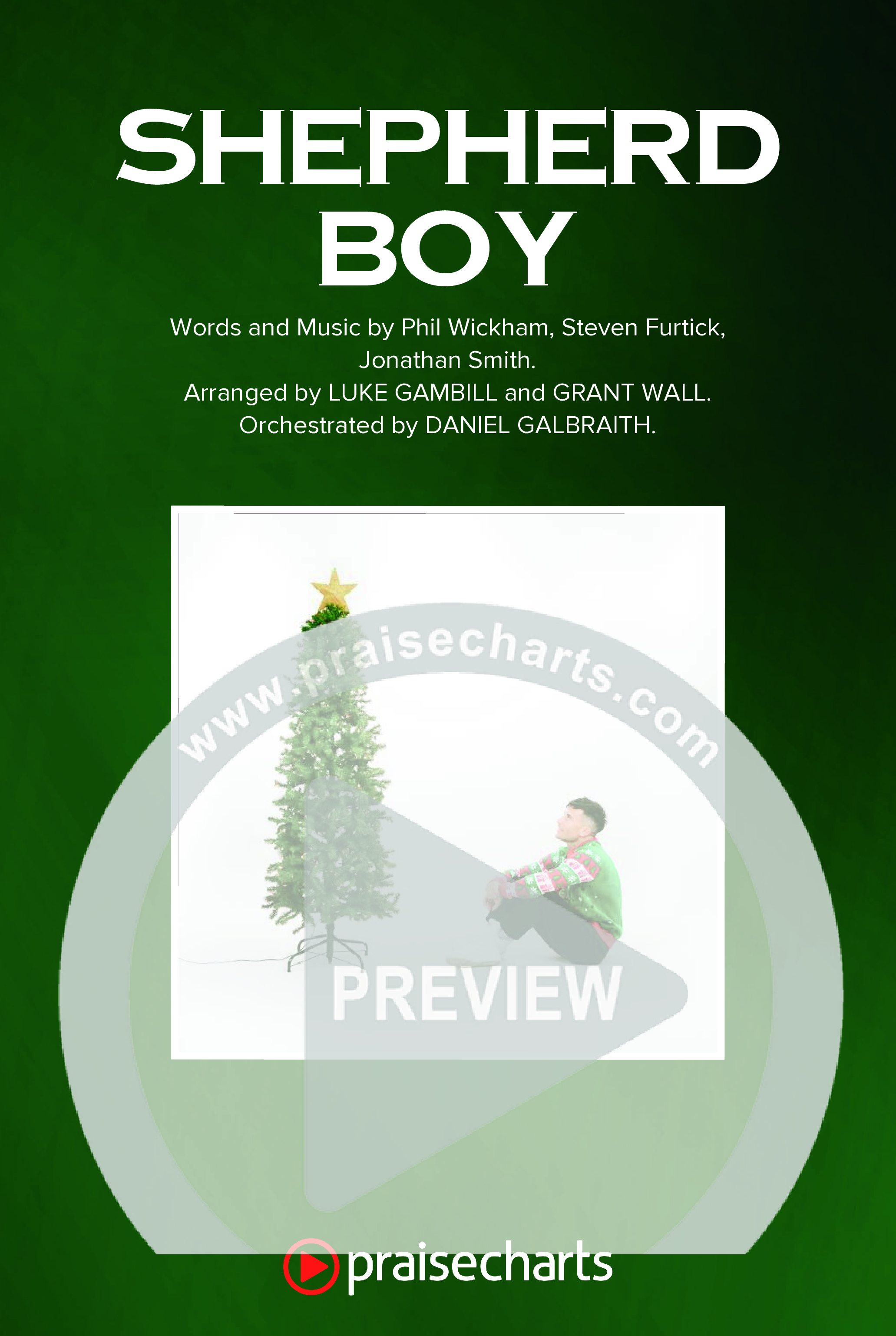 Shepherd Boy (Worship Choir/SAB) Octavo Cover Sheet (Phil Wickham / Arr. Luke Gambill)