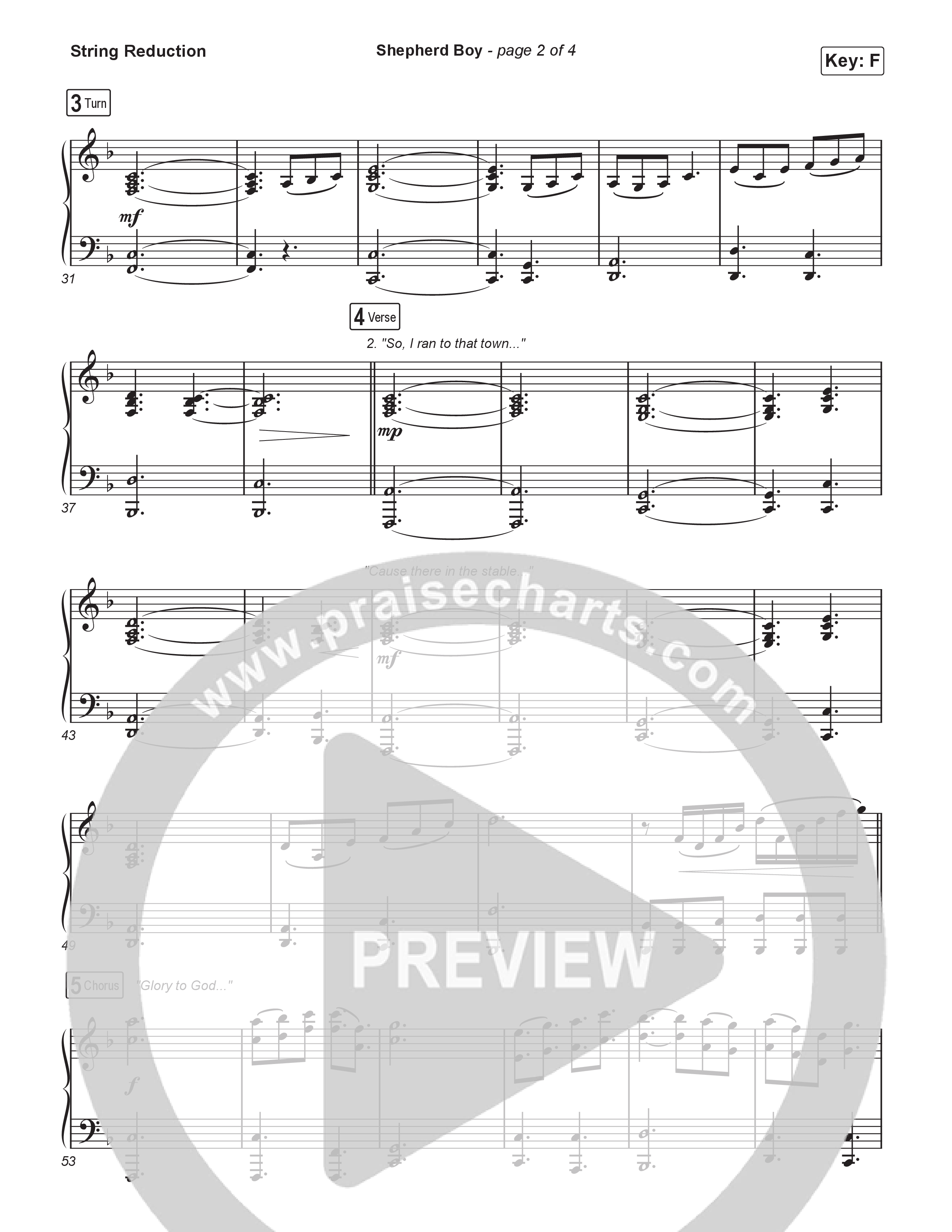 Shepherd Boy (Worship Choir/SAB) String Reduction (Phil Wickham / Arr. Luke Gambill)