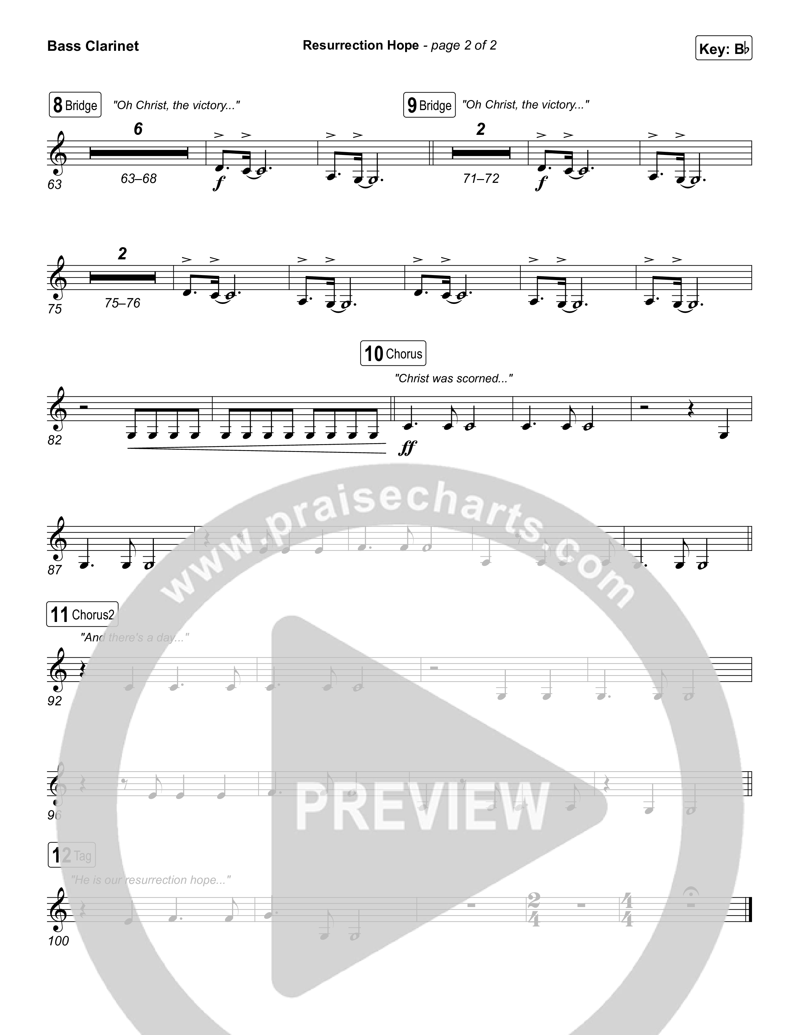 Resurrection Hope Bass Clarinet (Aaron Williams)