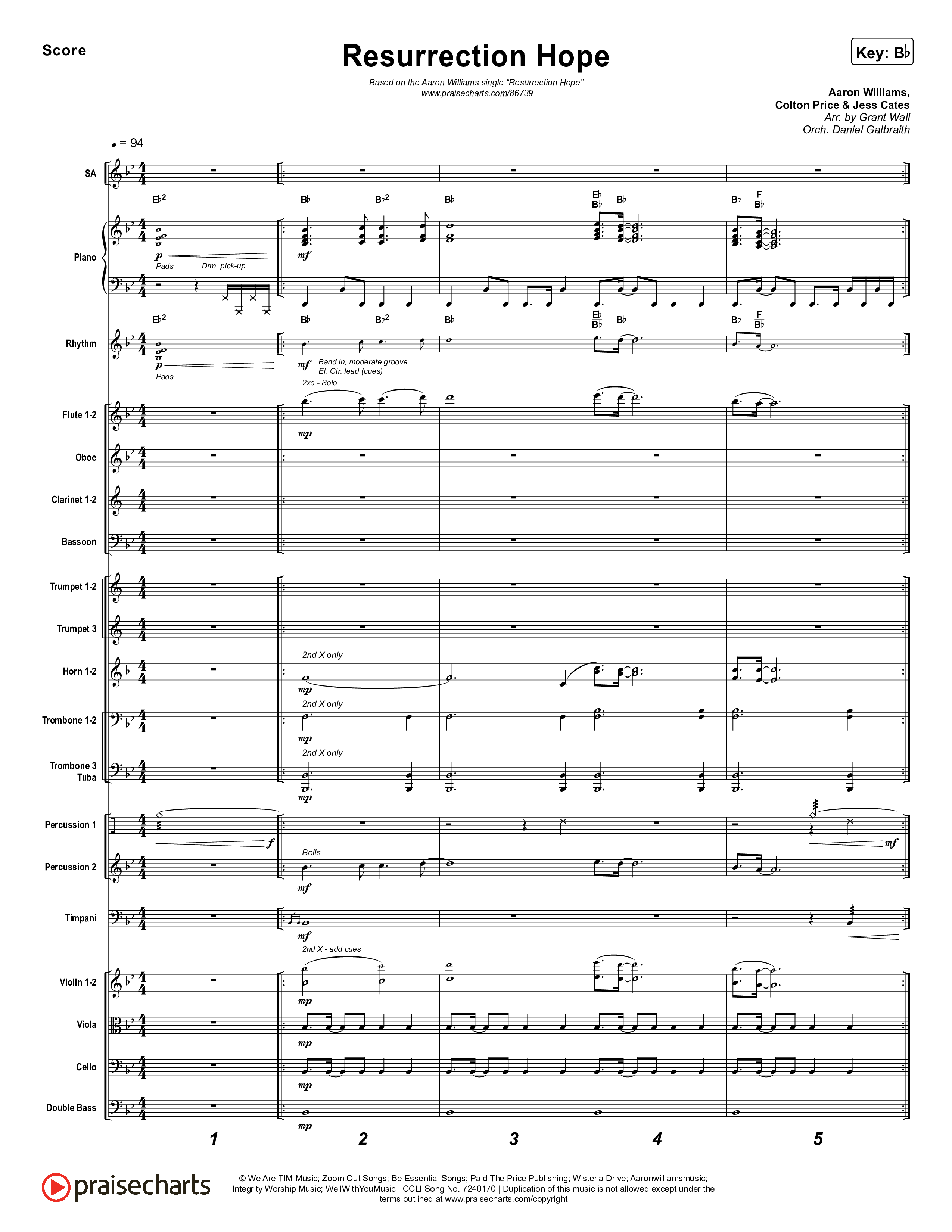 Resurrection Hope Orchestration (Aaron Williams)