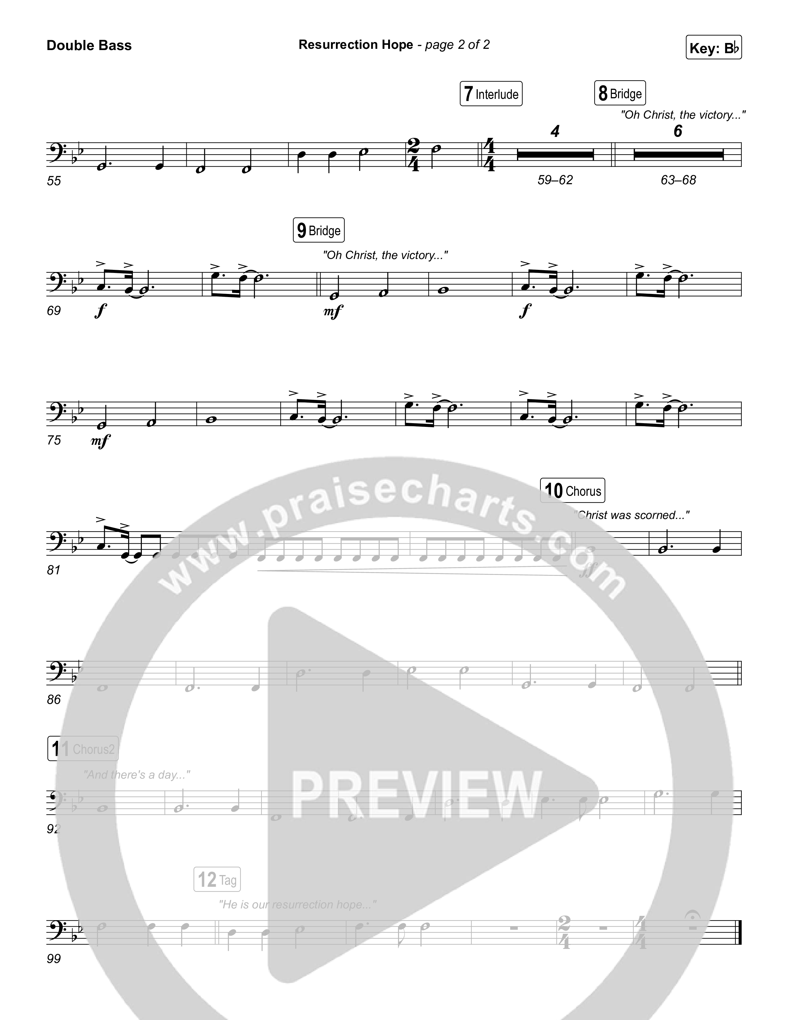 Resurrection Hope String Bass (Aaron Williams)