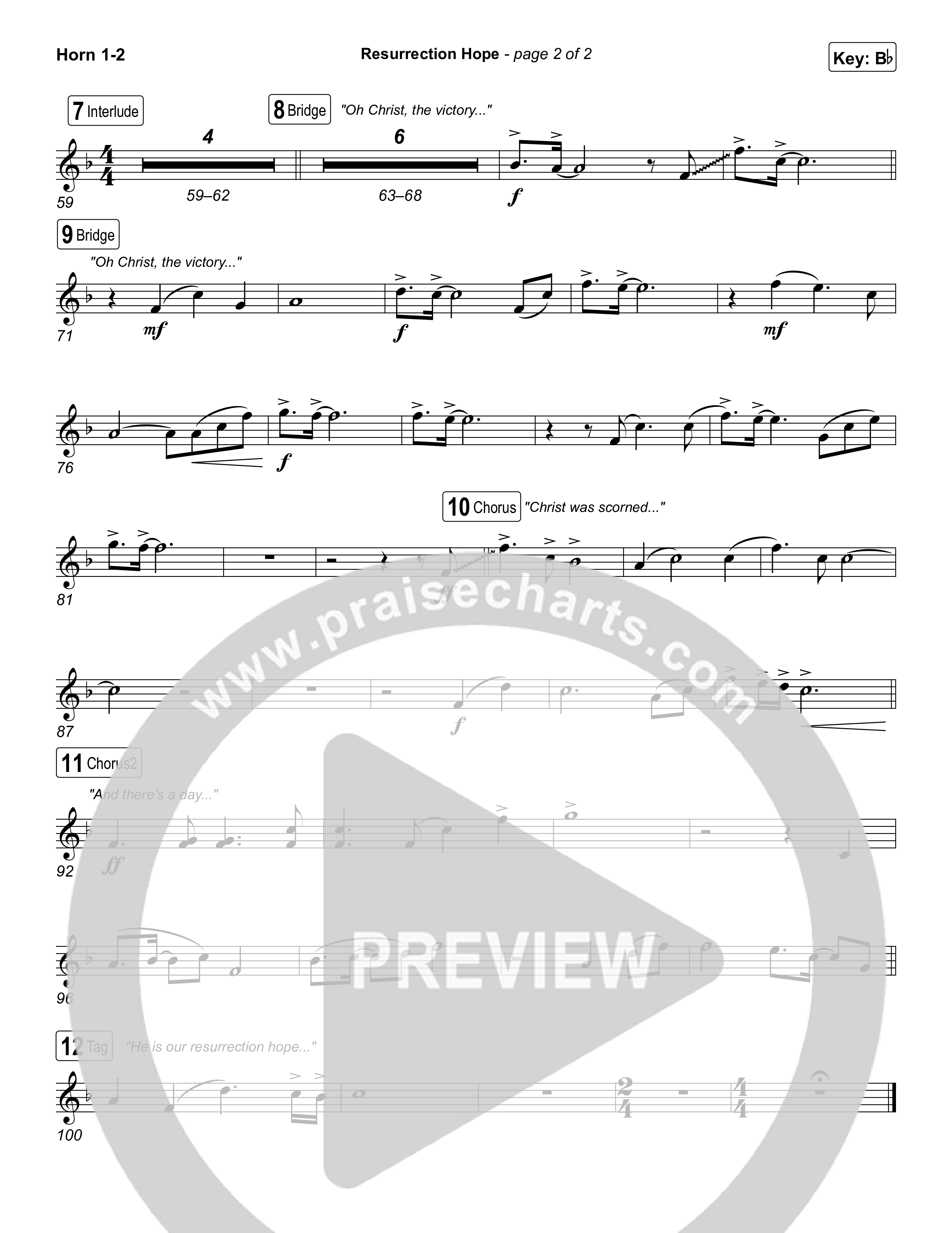 Resurrection Hope French Horn 1,2 (Aaron Williams)