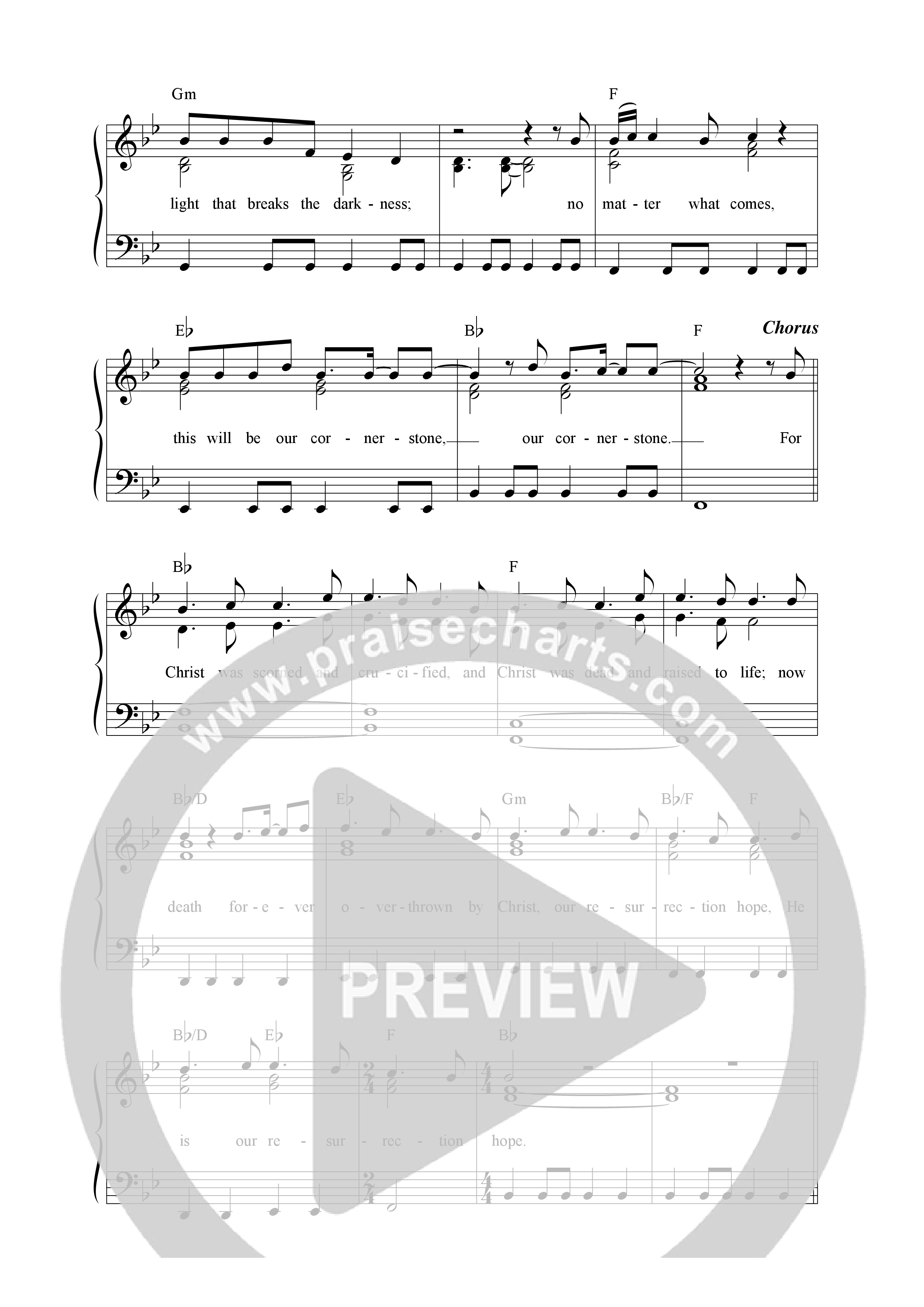 Resurrection Hope Lead Sheet (Mel) (Aaron Williams)