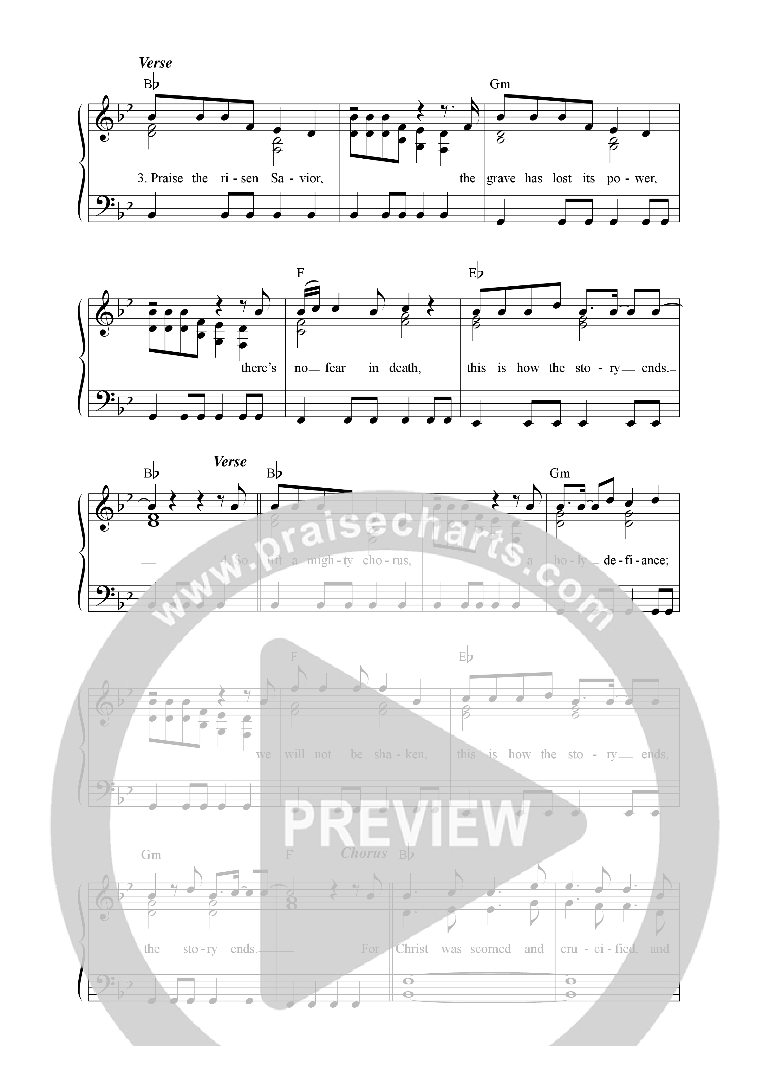 Resurrection Hope Lead Sheet (Mel) (Aaron Williams)
