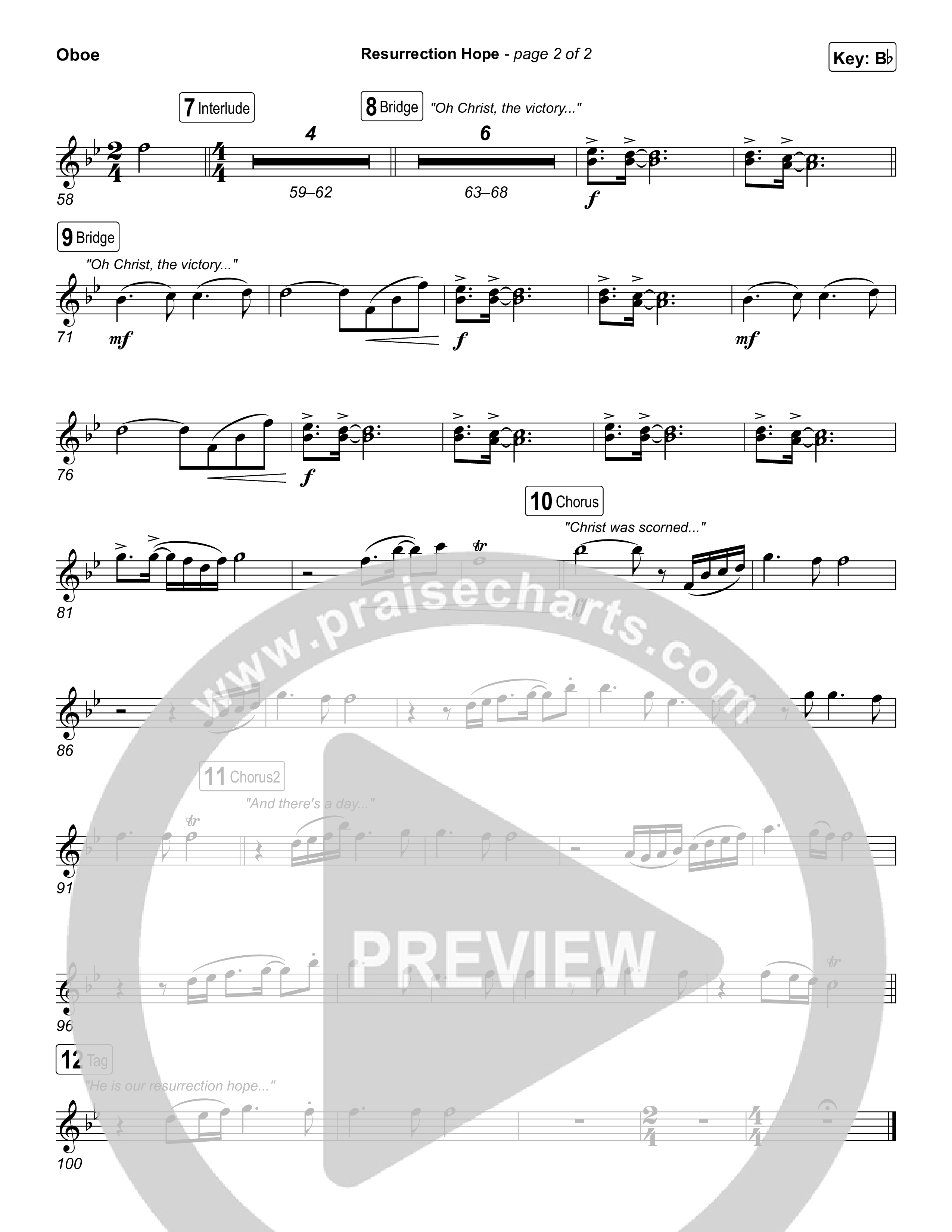 Resurrection Hope Oboe (Aaron Williams)