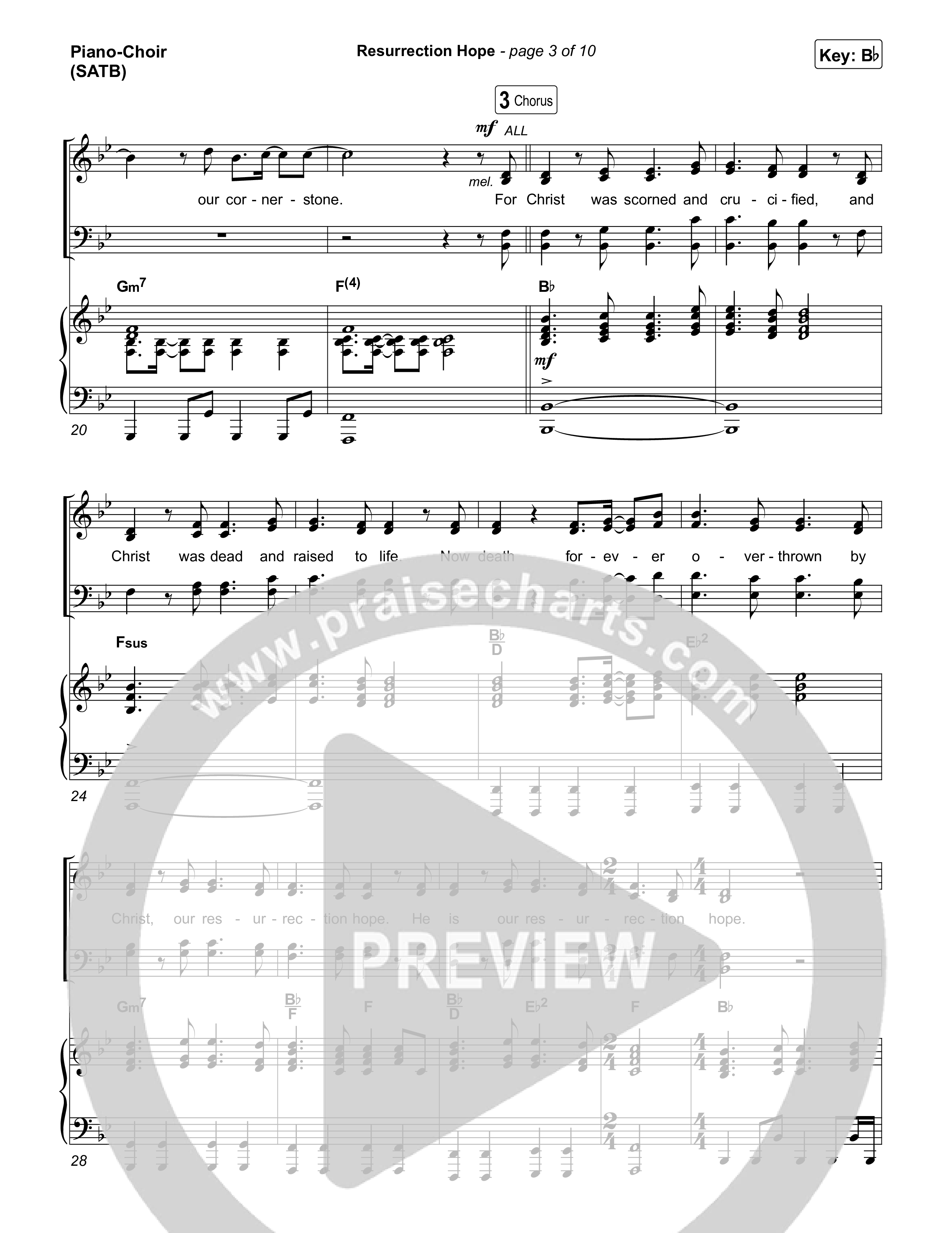 Resurrection Hope Piano/Vocal Pack (Aaron Williams)