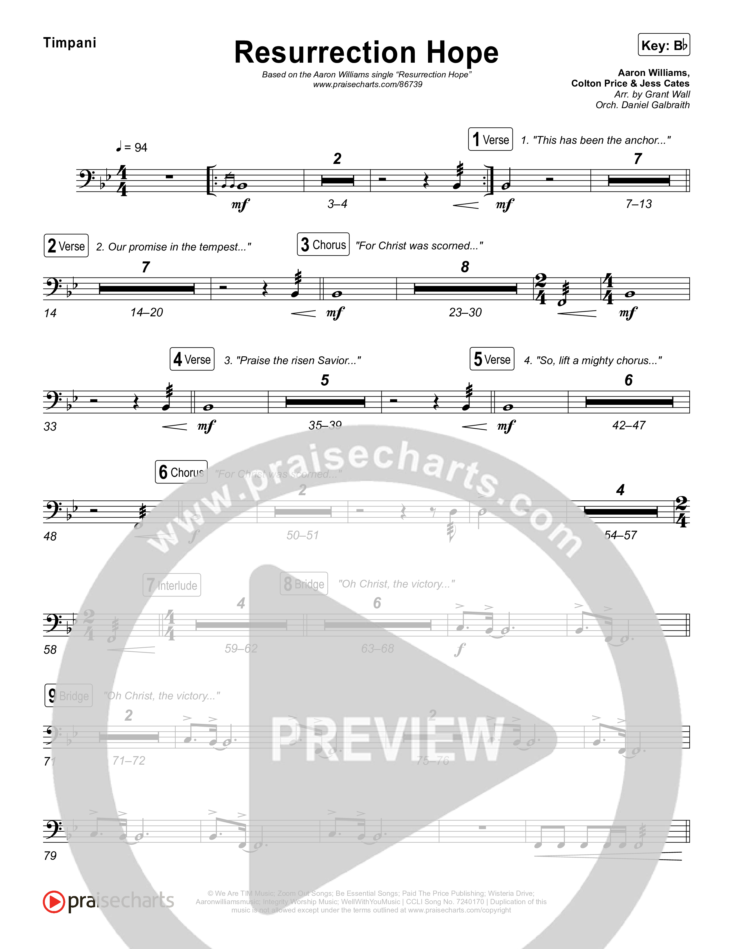 Resurrection Hope Timpani (Aaron Williams)