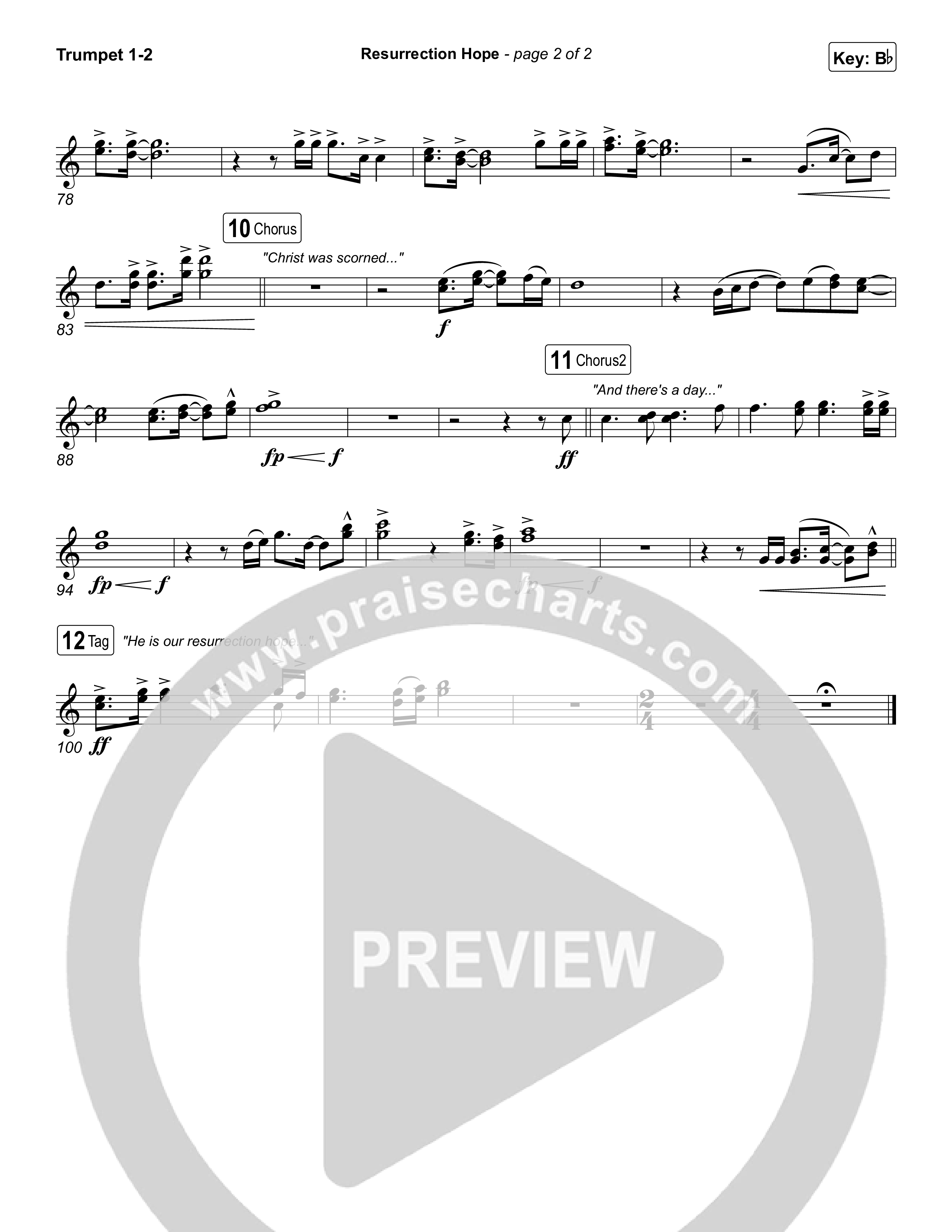 Resurrection Hope Trumpet 1,2 (Aaron Williams)