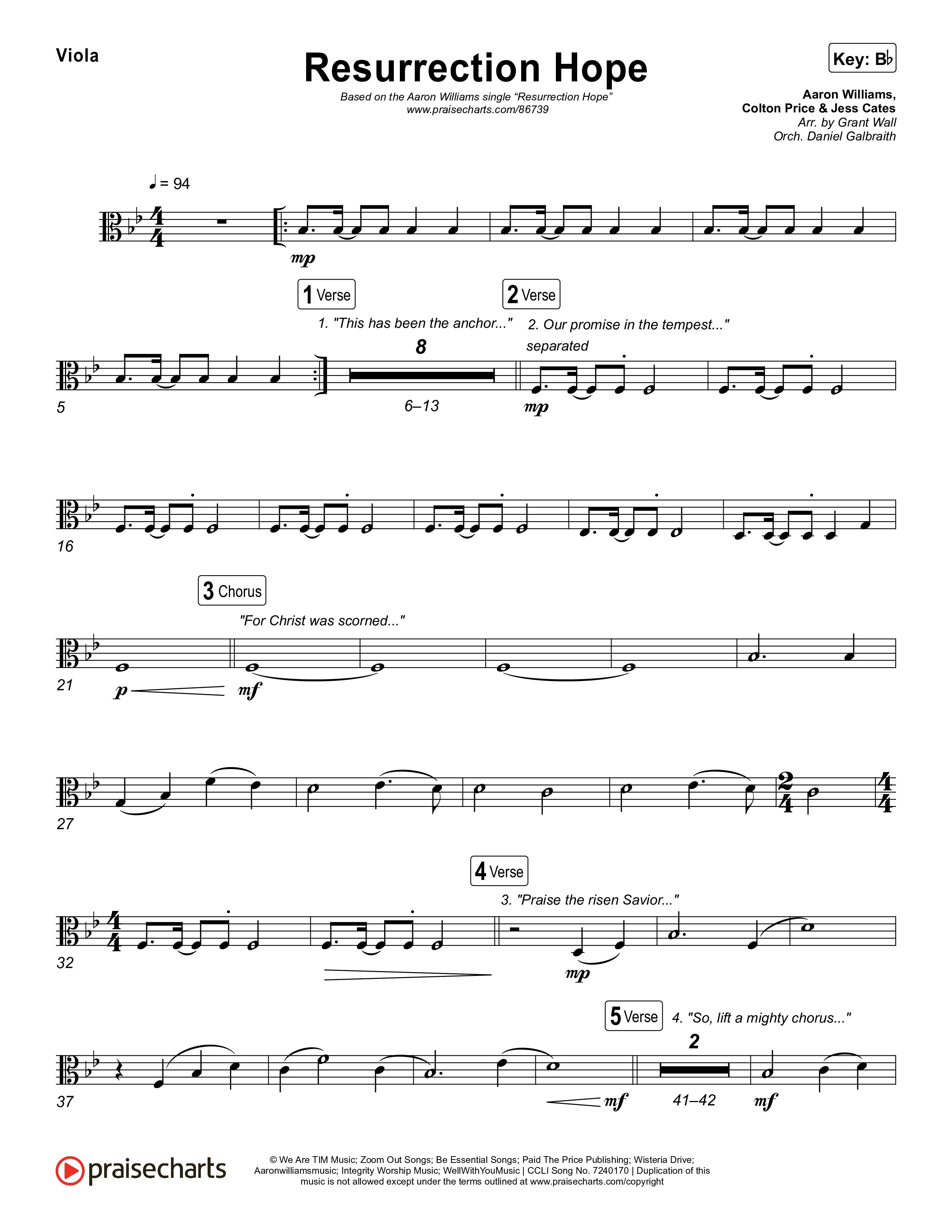 Resurrection Hope String Pack (Aaron Williams)