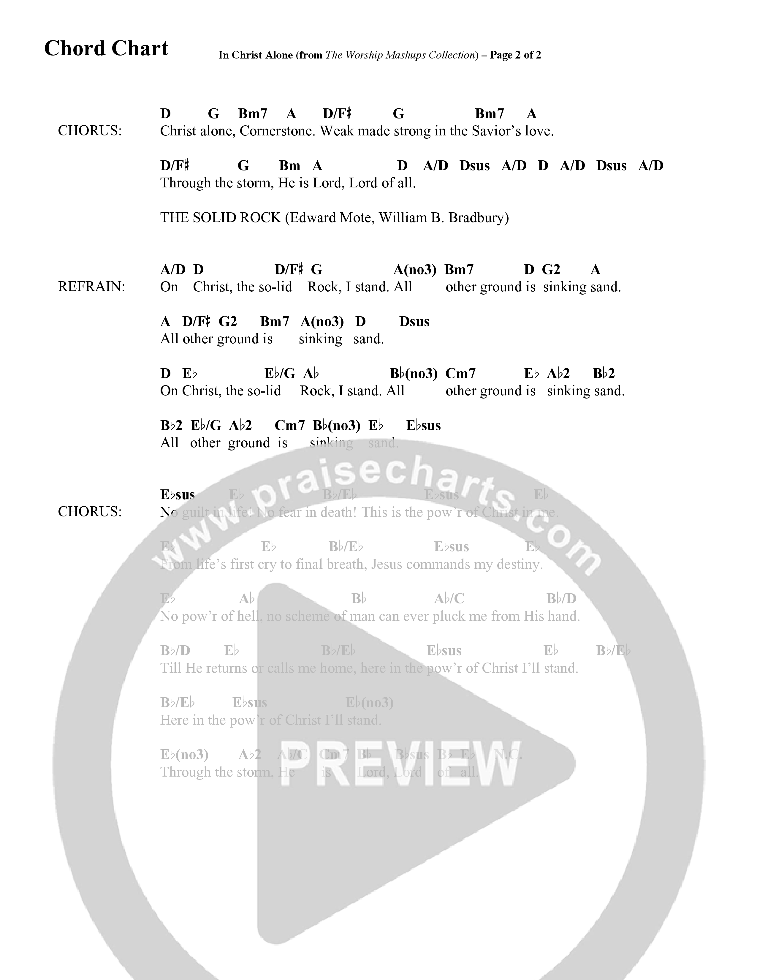 The Worship Mashups Collection (9 Song Choral Collection) Song 1 (Lead & Chords) (Word Music Choral / Arr. Cliff Duren)