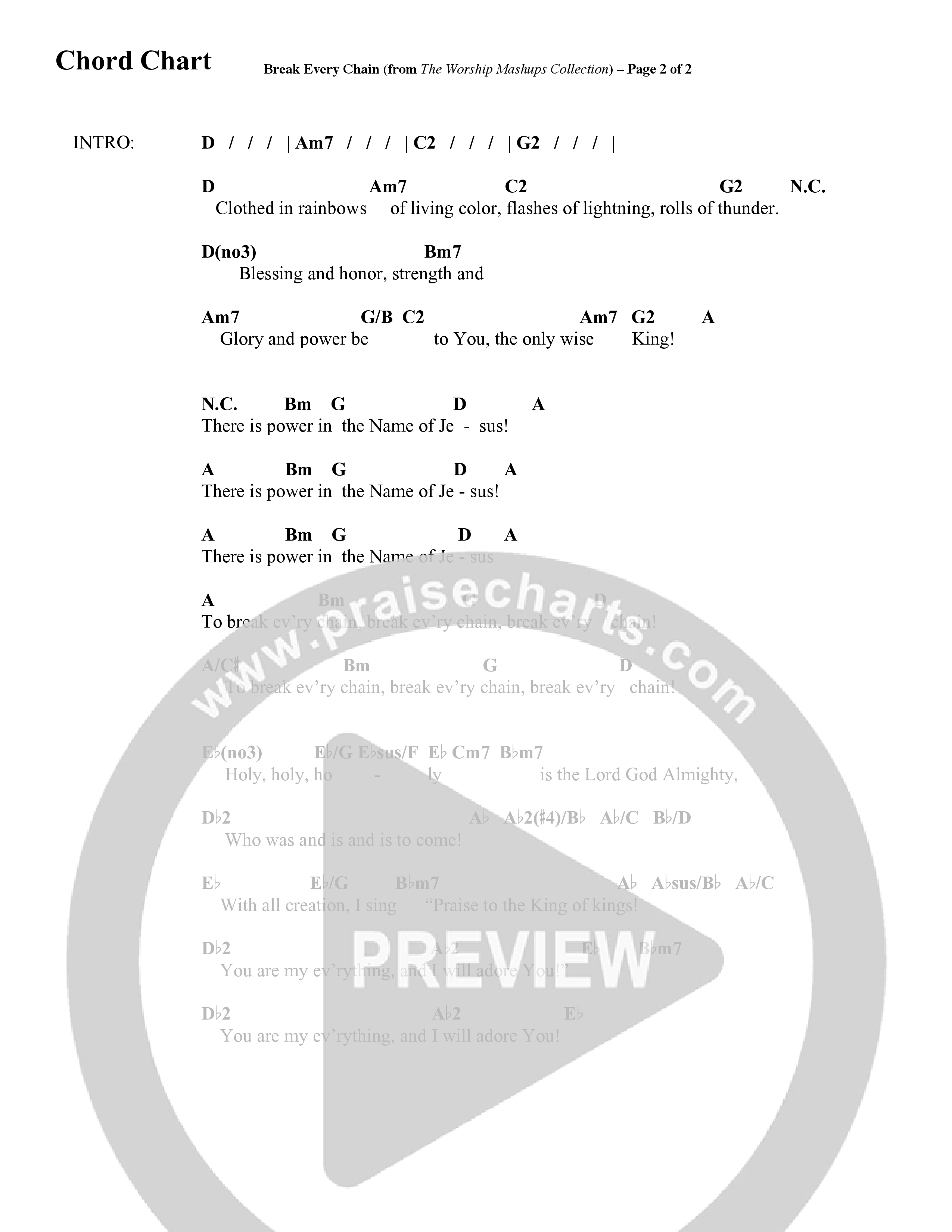 The Worship Mashups Collection (9 Song Choral Collection) Song 2 (Lead & Chords) (Word Music Choral / Arr. Cliff Duren)