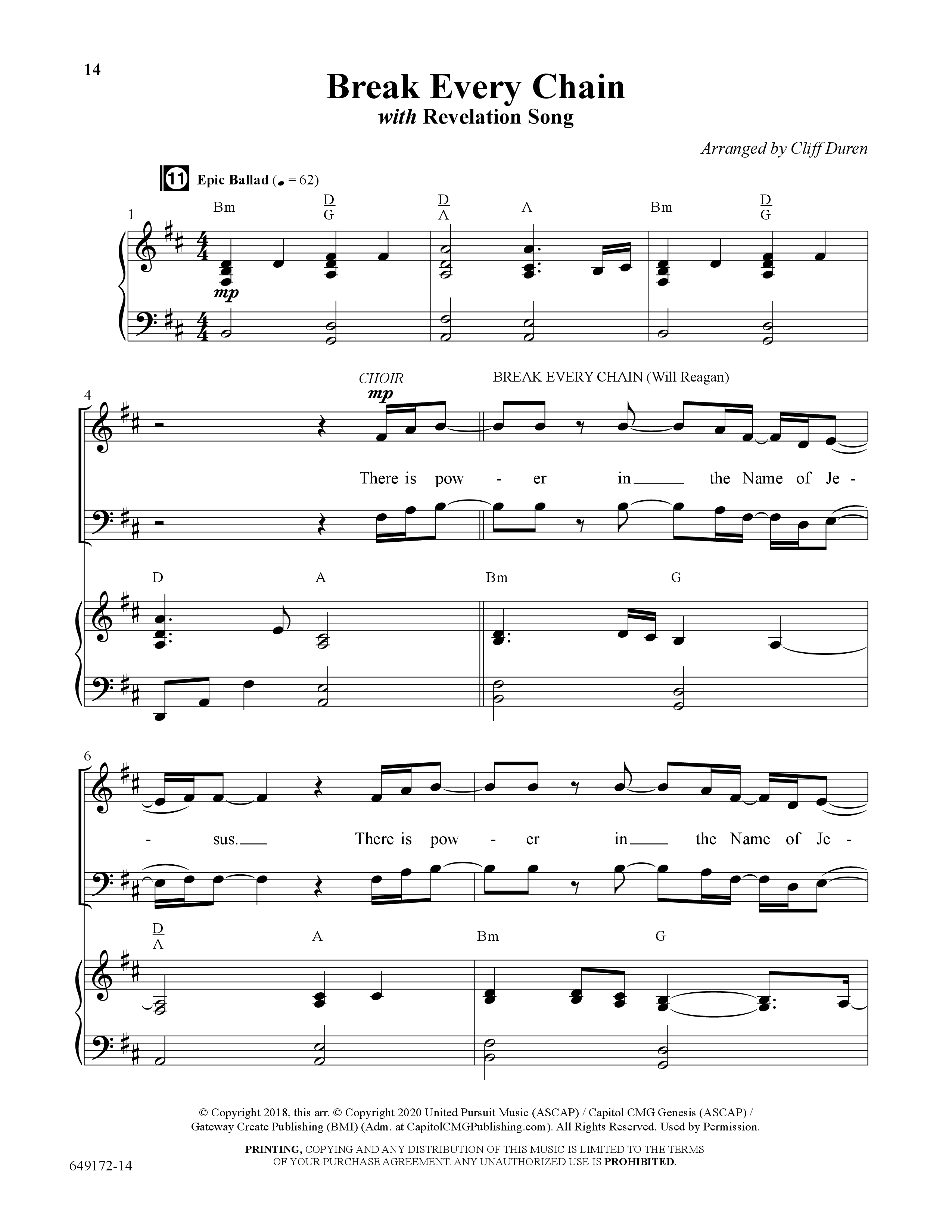 The Worship Mashups Collection (9 Song Choral Collection) Song 2 (Piano SATB) (Word Music Choral / Arr. Cliff Duren)