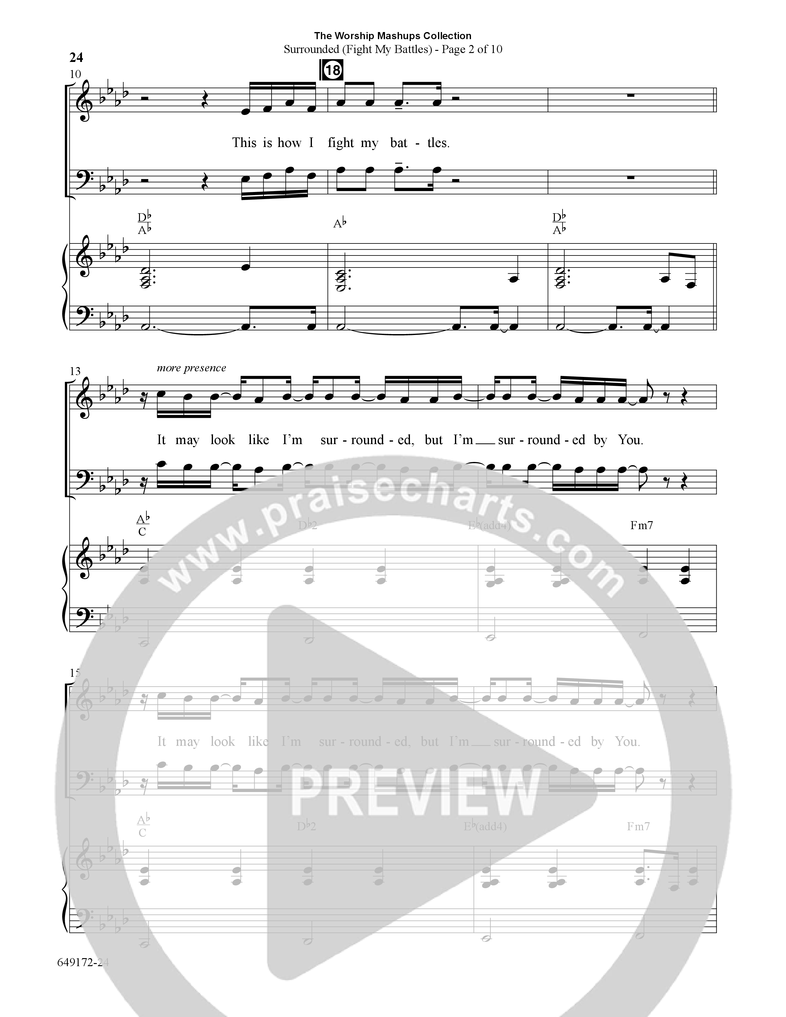 The Worship Mashups Collection (9 Song Choral Collection) Song 3 (Piano SATB) (Word Music Choral / Arr. Cliff Duren)