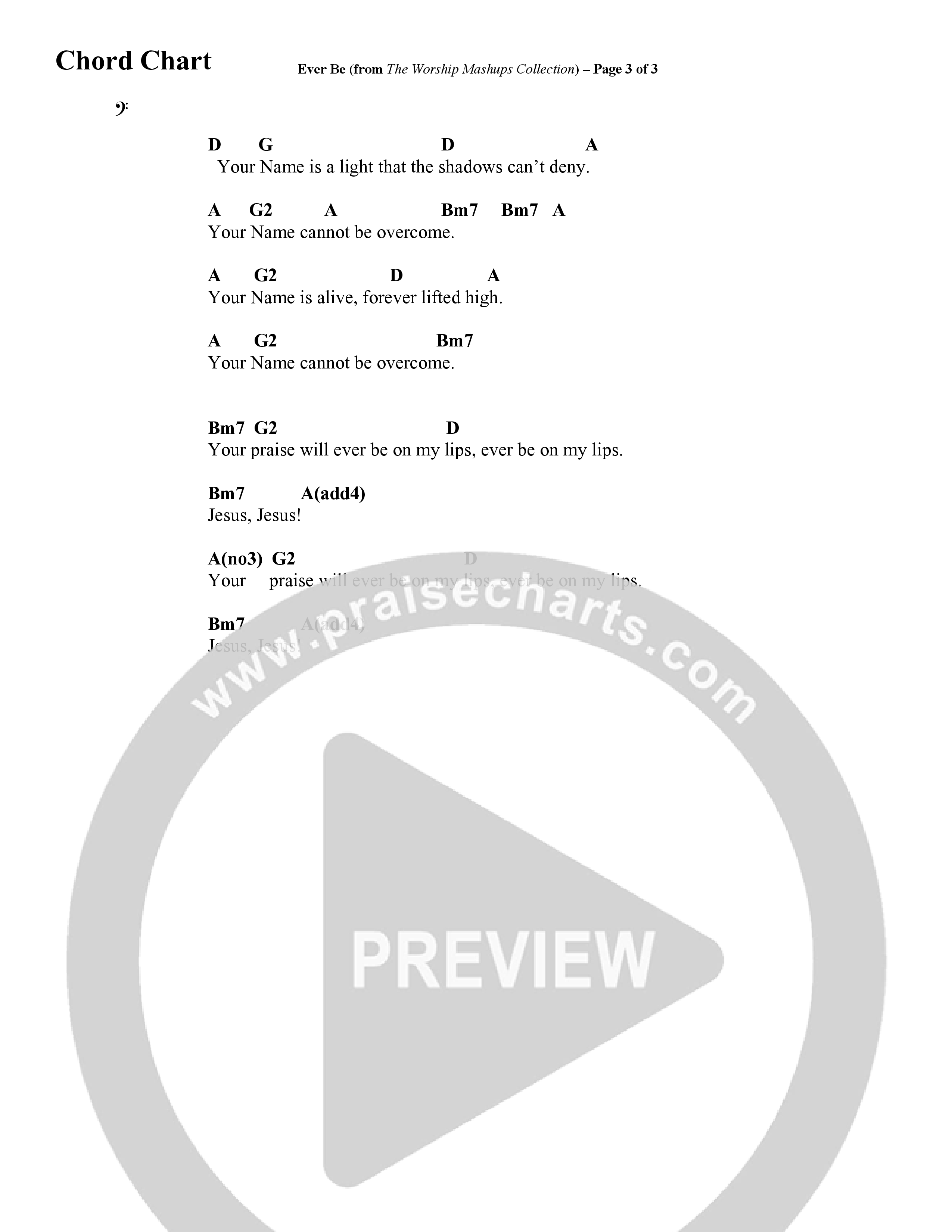 The Worship Mashups Collection (9 Song Choral Collection) Song 5 (Lead & Chords) (Word Music Choral / Arr. Cliff Duren)