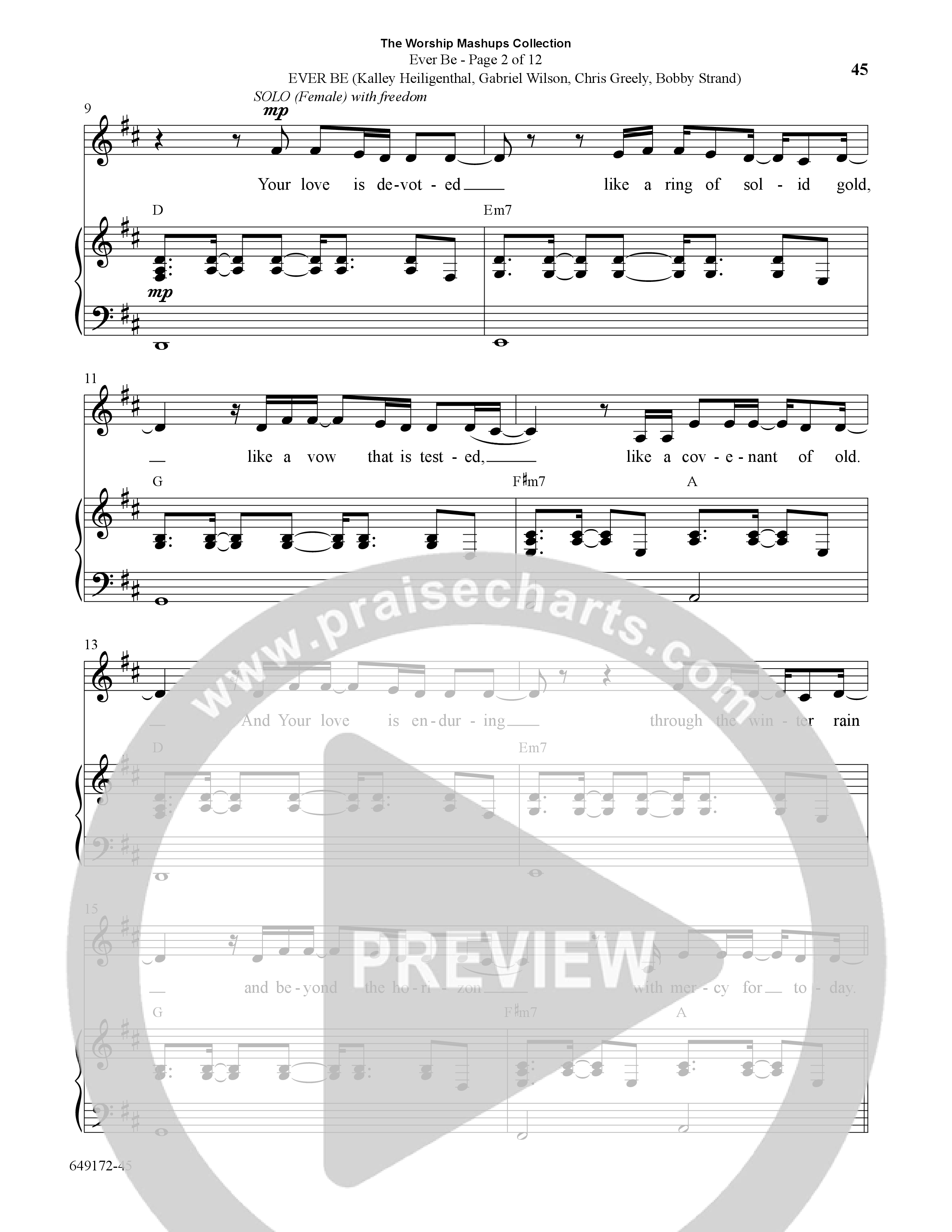 The Worship Mashups Collection (9 Song Choral Collection) Song 5 (Piano SATB) (Word Music Choral / Arr. Cliff Duren)