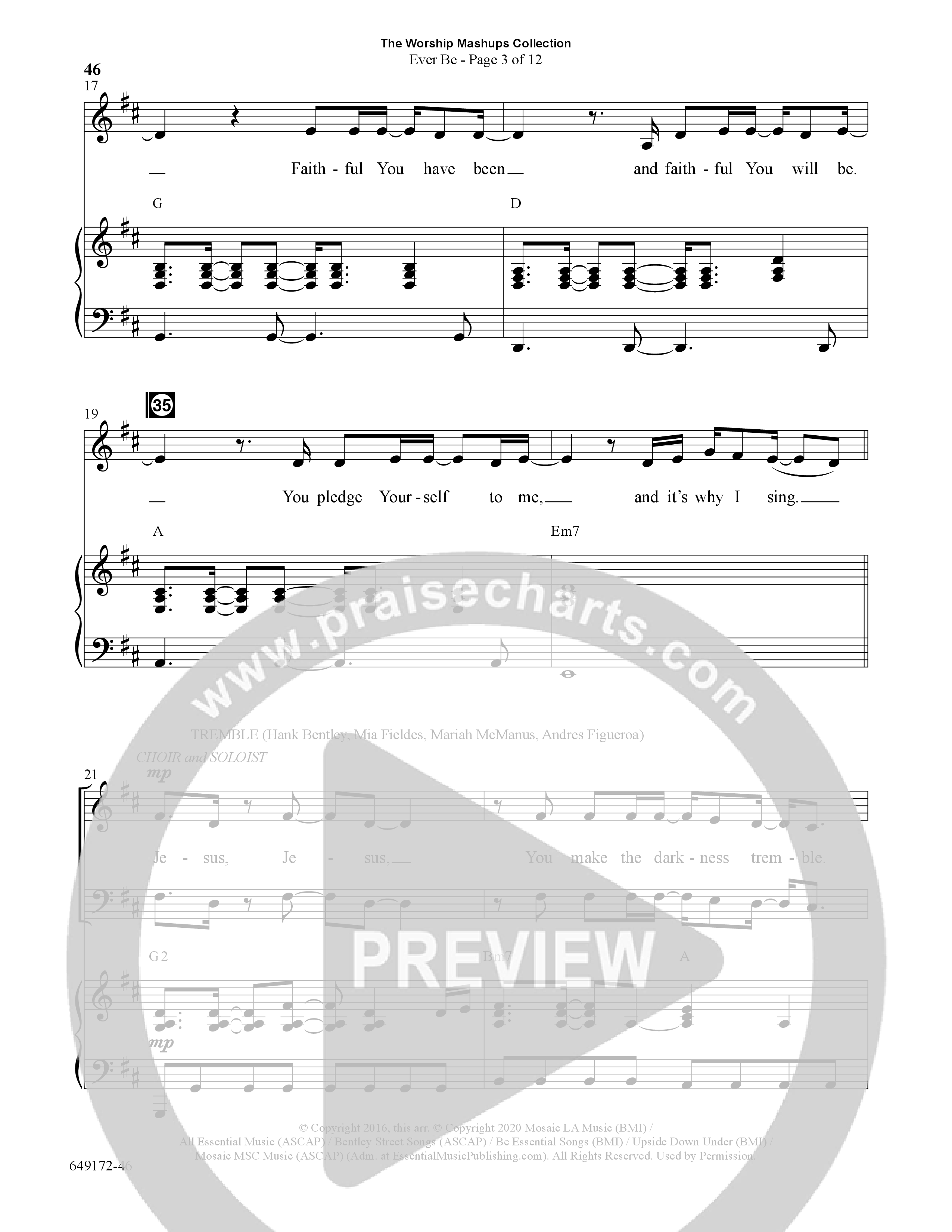 The Worship Mashups Collection (9 Song Choral Collection) Song 5 (Piano SATB) (Word Music Choral / Arr. Cliff Duren)