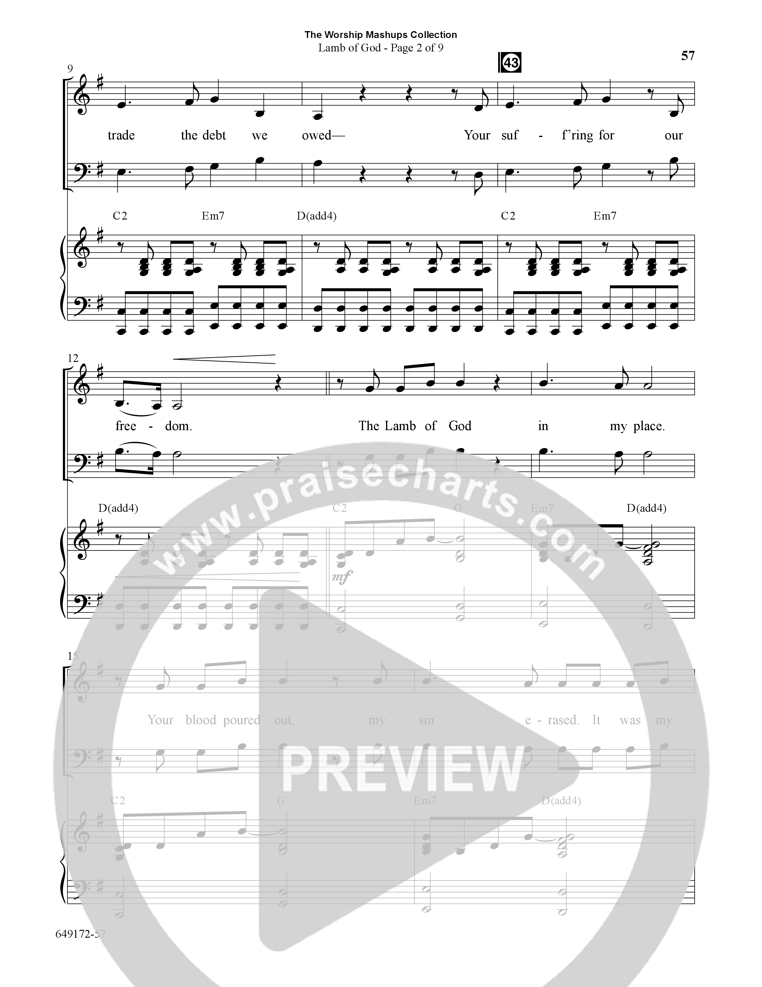 The Worship Mashups Collection (9 Song Choral Collection) Song 6 (Piano SATB) (Word Music Choral / Arr. Cliff Duren)