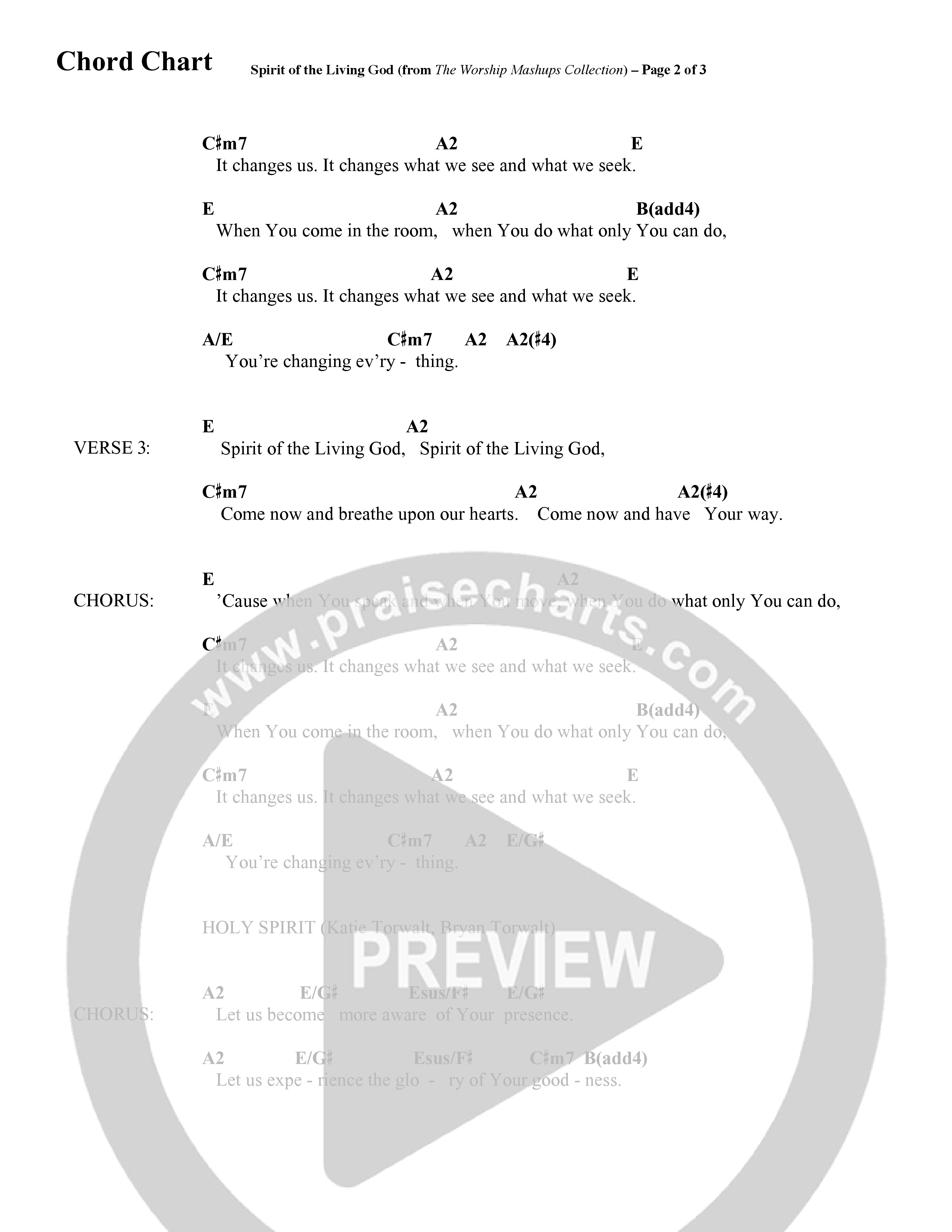 The Worship Mashups Collection (9 Song Choral Collection) Song 7 (Lead & Chords) (Word Music Choral / Arr. Cliff Duren)